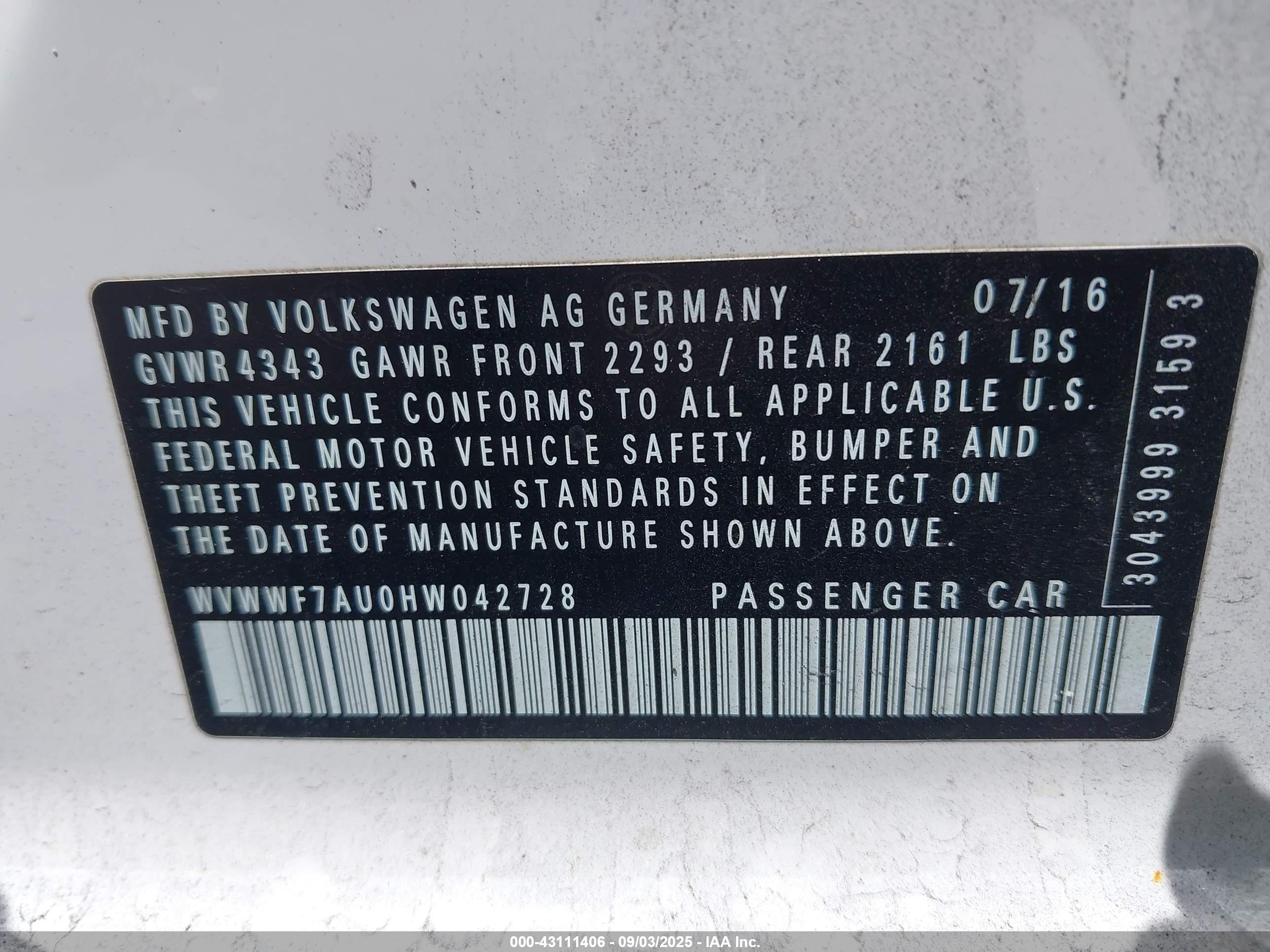 VOLKSWAGEN GOLF image 9