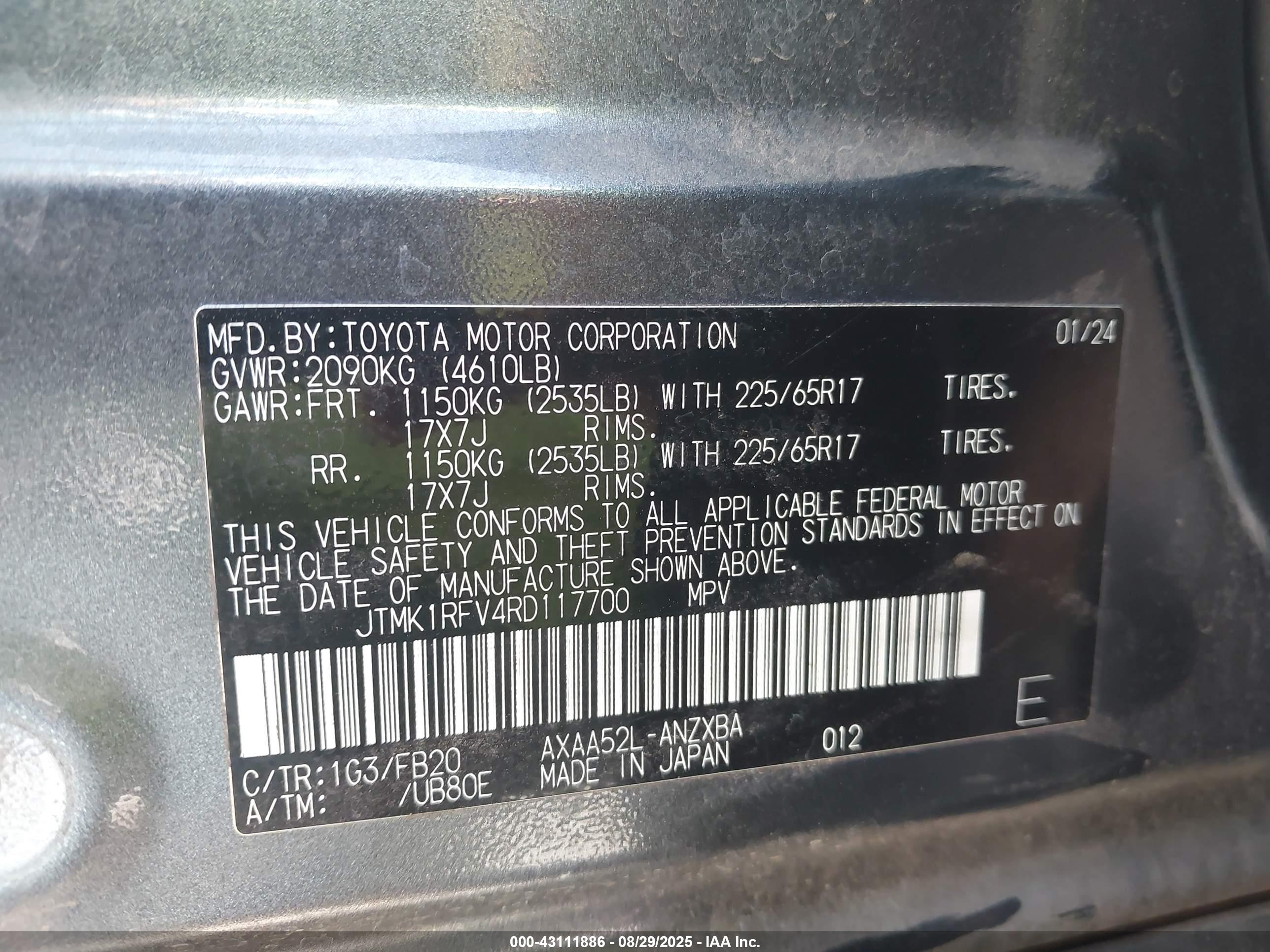 TOYOTA RAV4 image 9