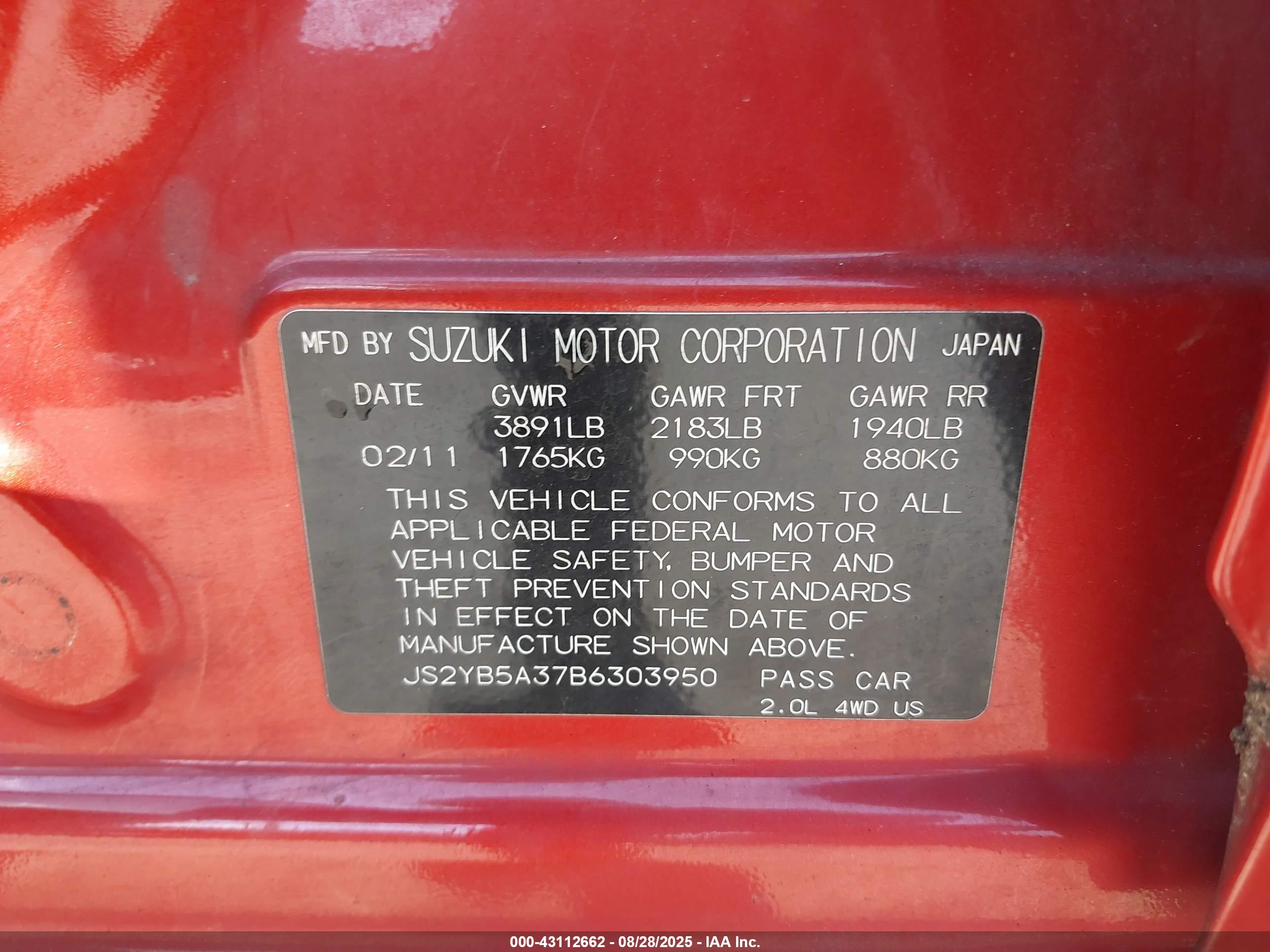 SUZUKI SX4 image 9