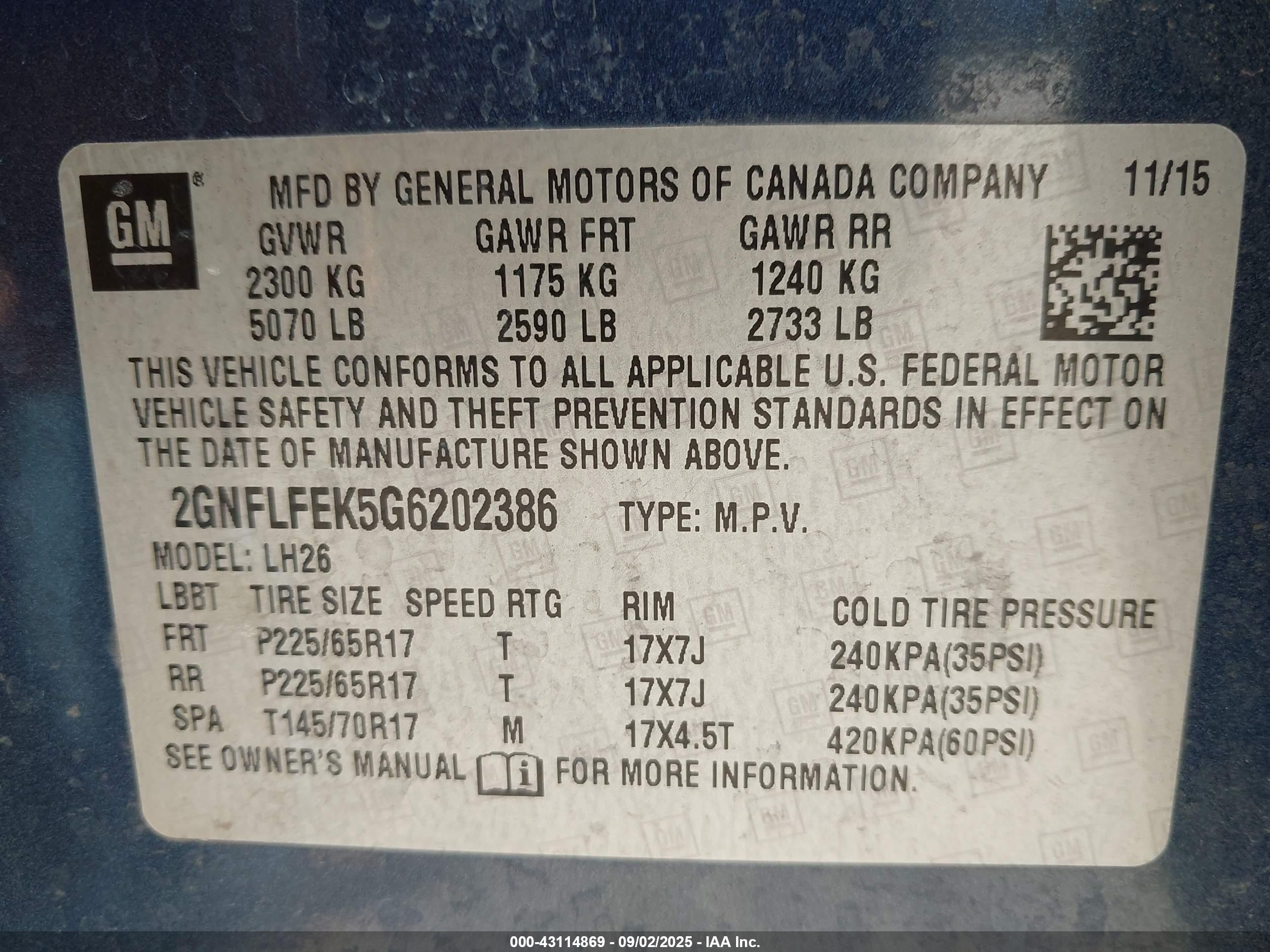 CHEVROLET EQUINOX image 9