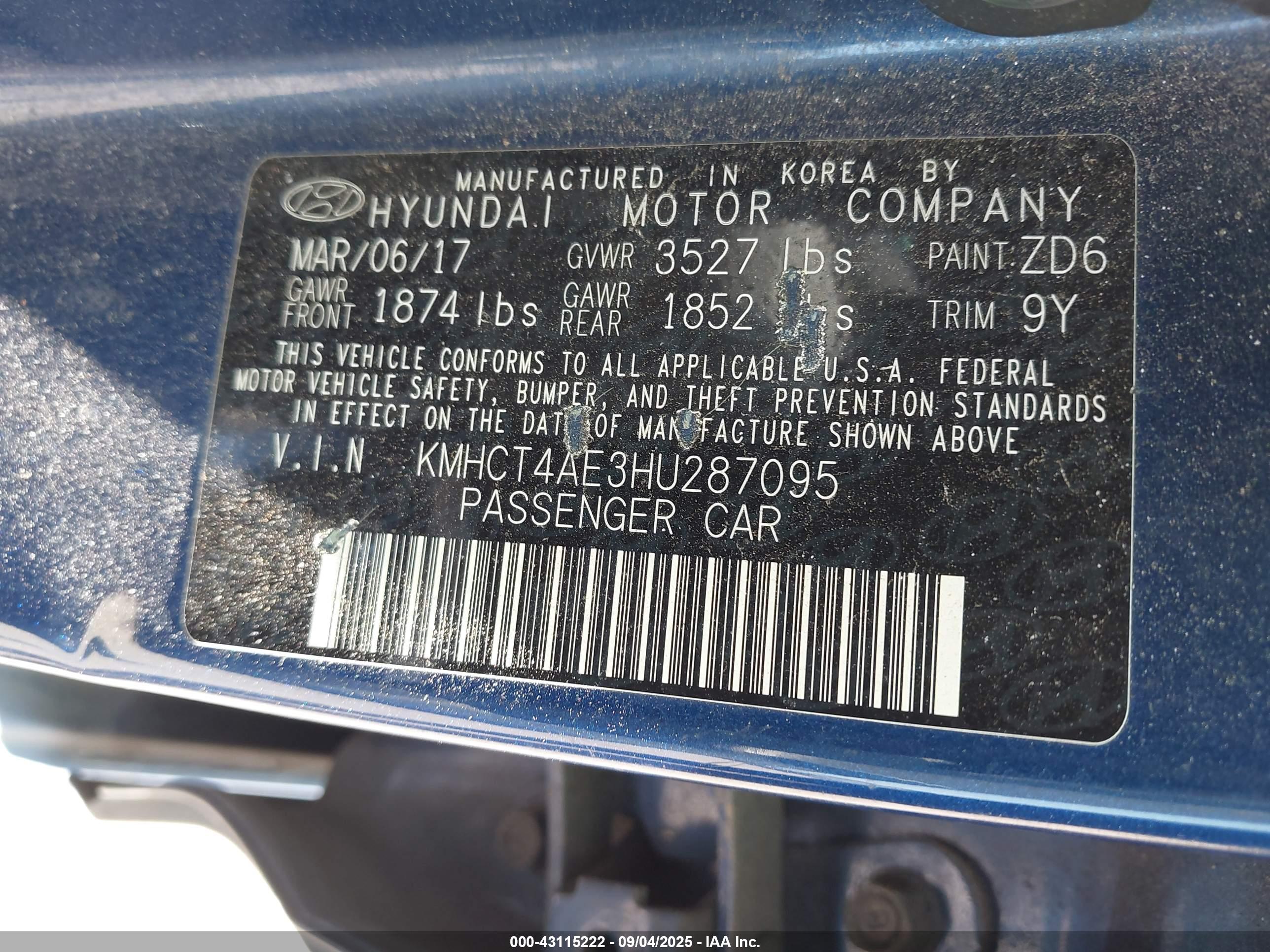 HYUNDAI ACCENT image 9