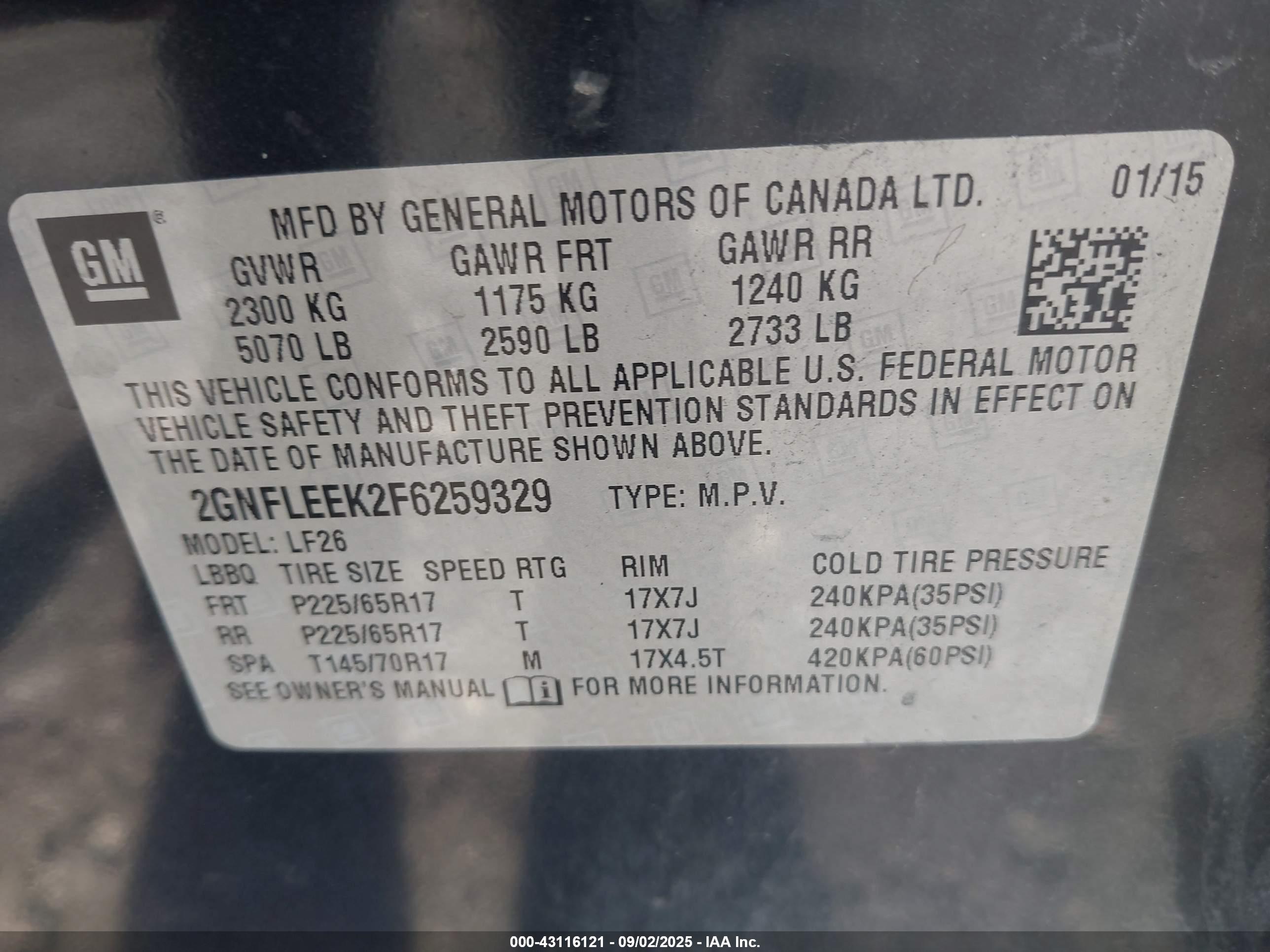 CHEVROLET EQUINOX image 9