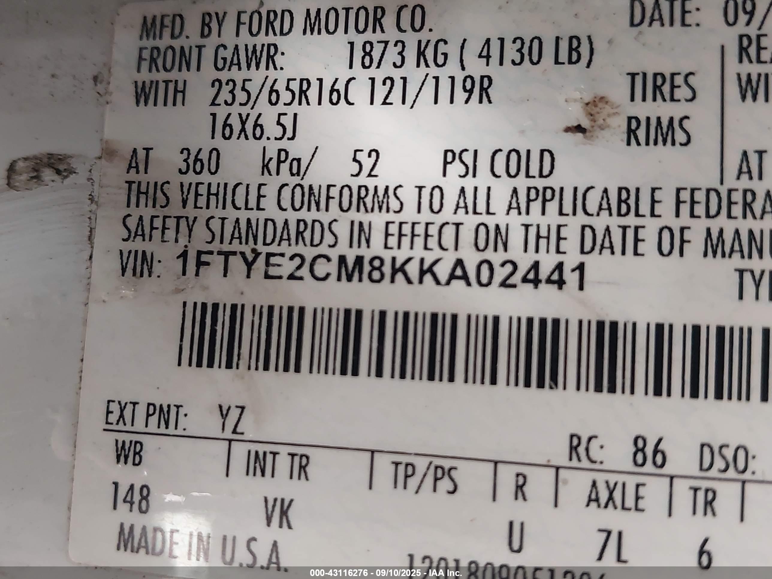 FORD TRANSIT-150 image 9