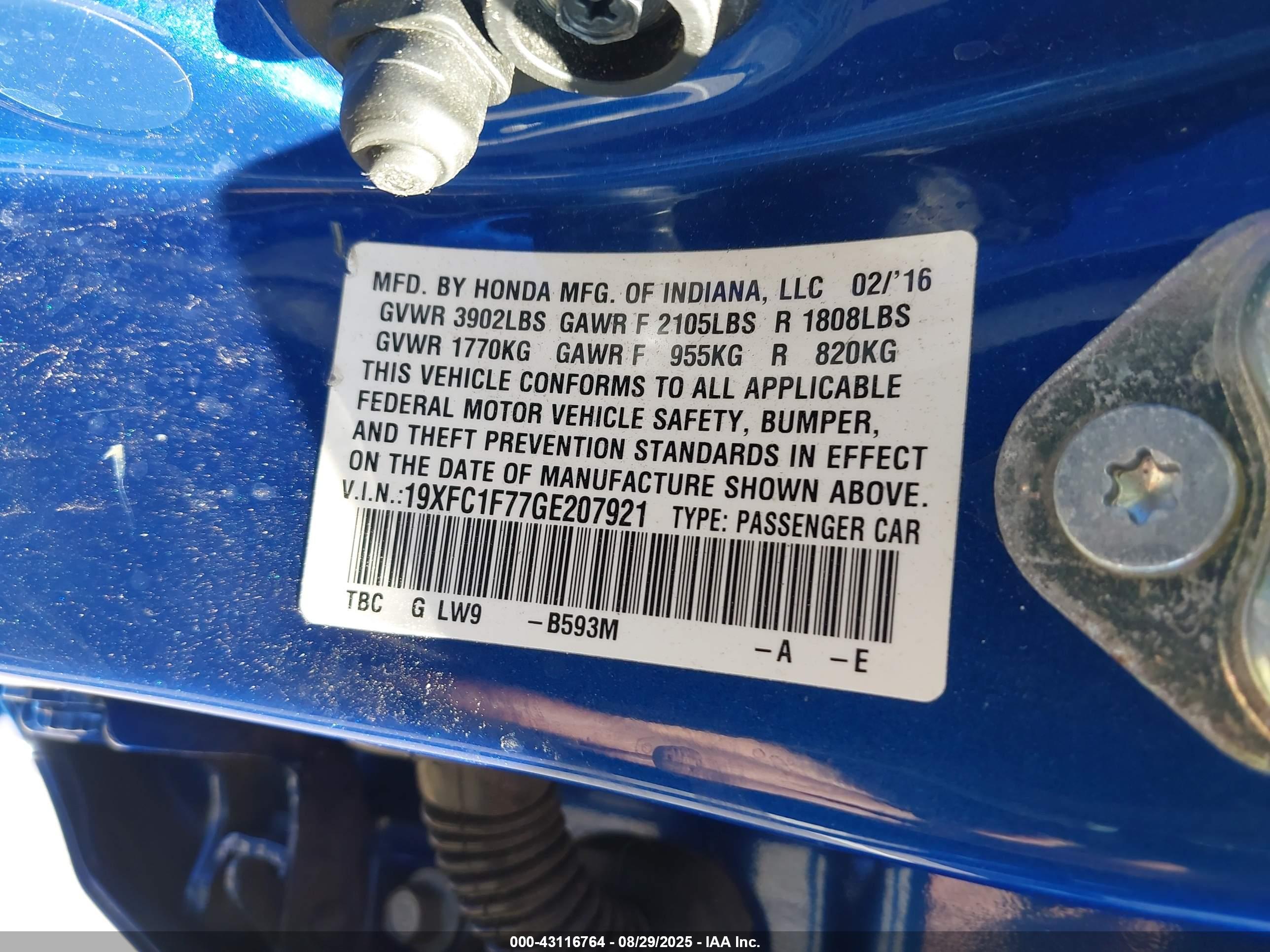 HONDA CIVIC image 9