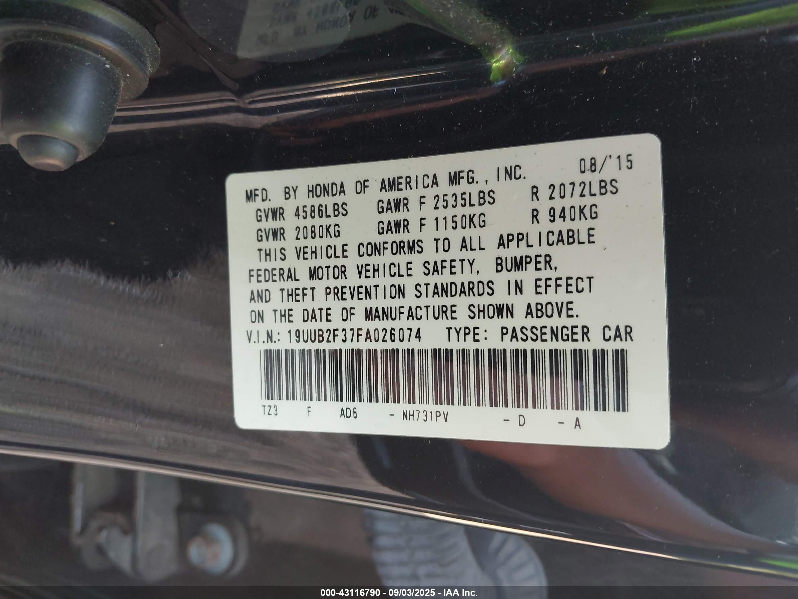 ACURA TLX image 9