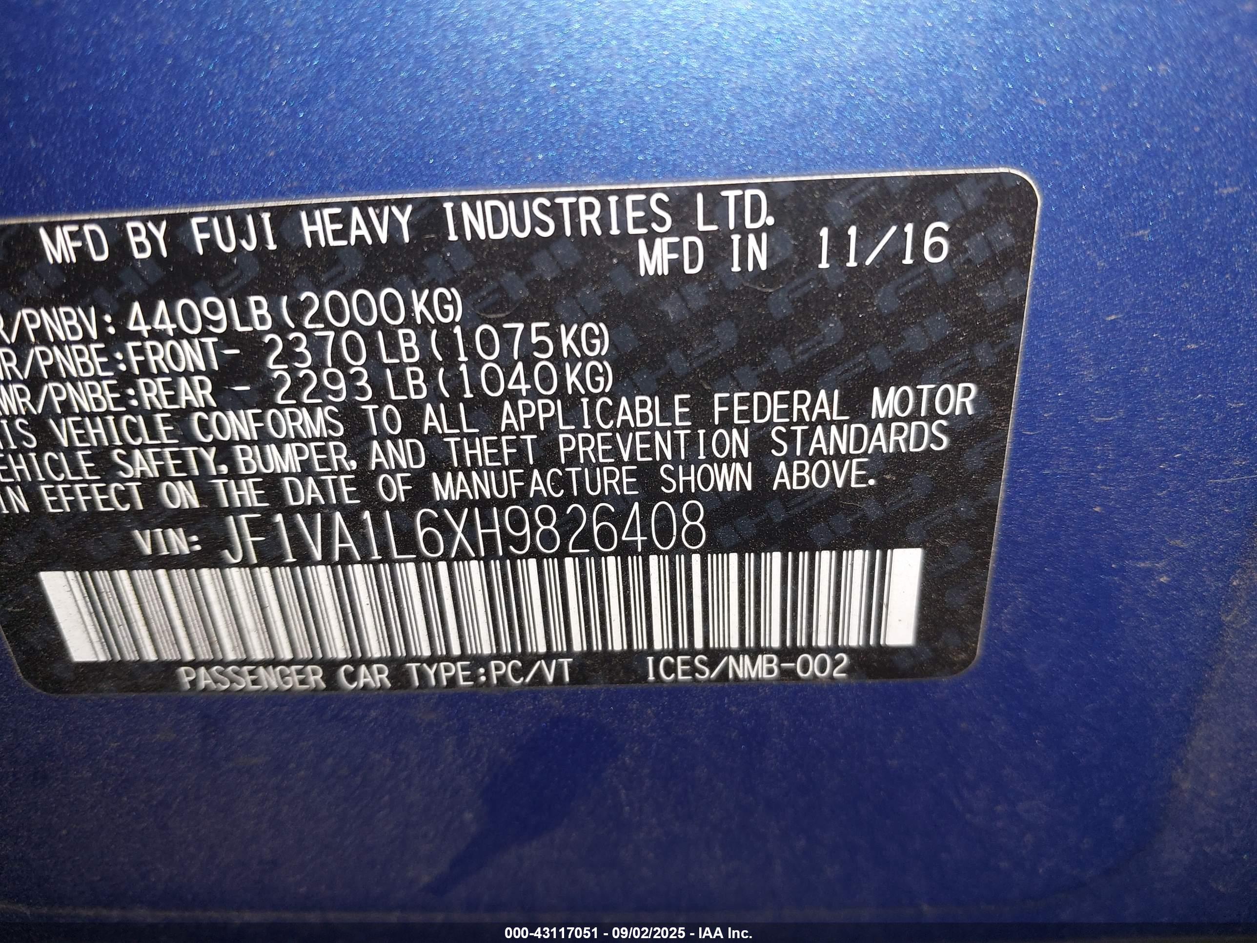 SUBARU WRX image 9