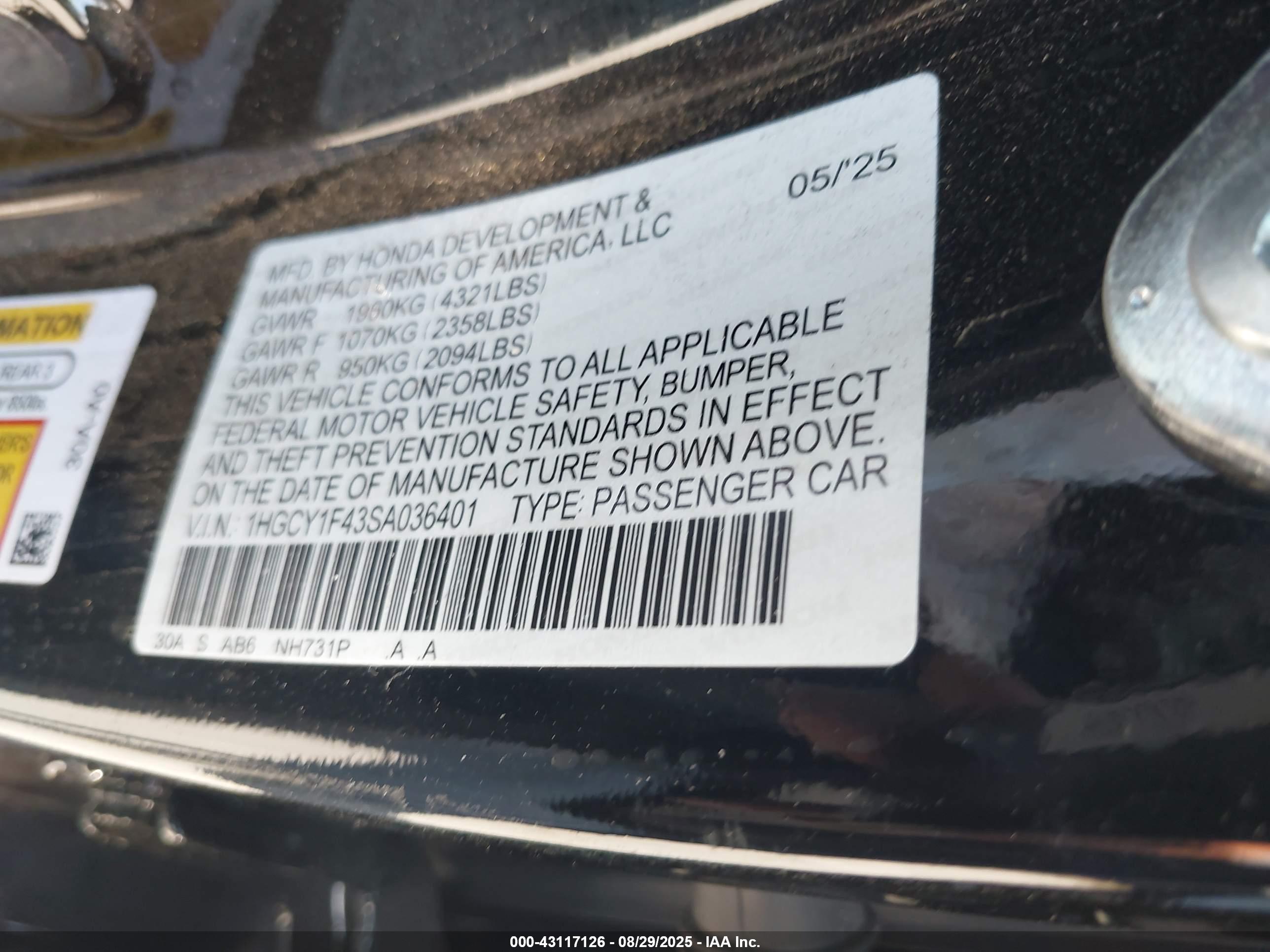 HONDA ACCORD image 9
