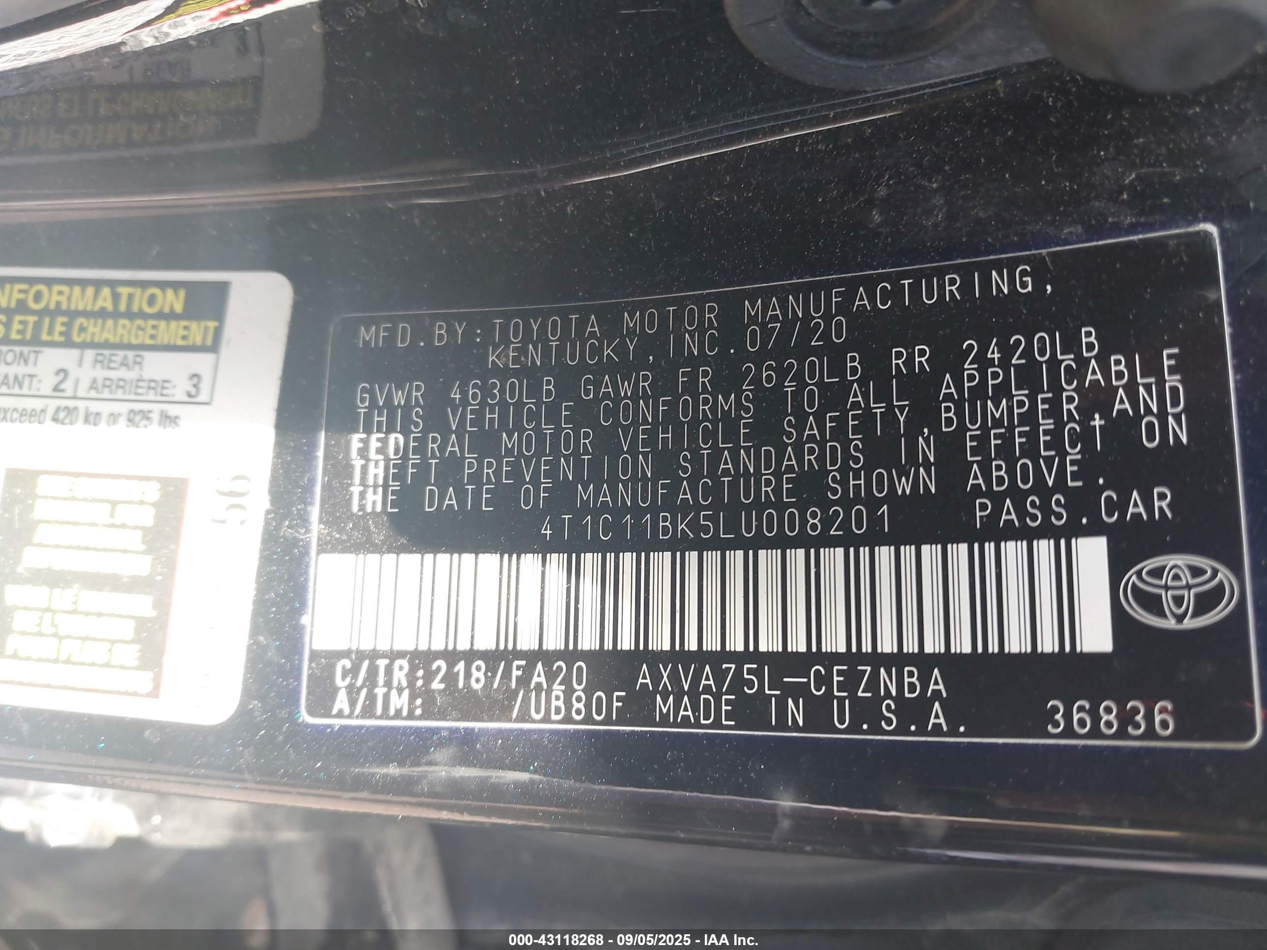 TOYOTA CAMRY image 9
