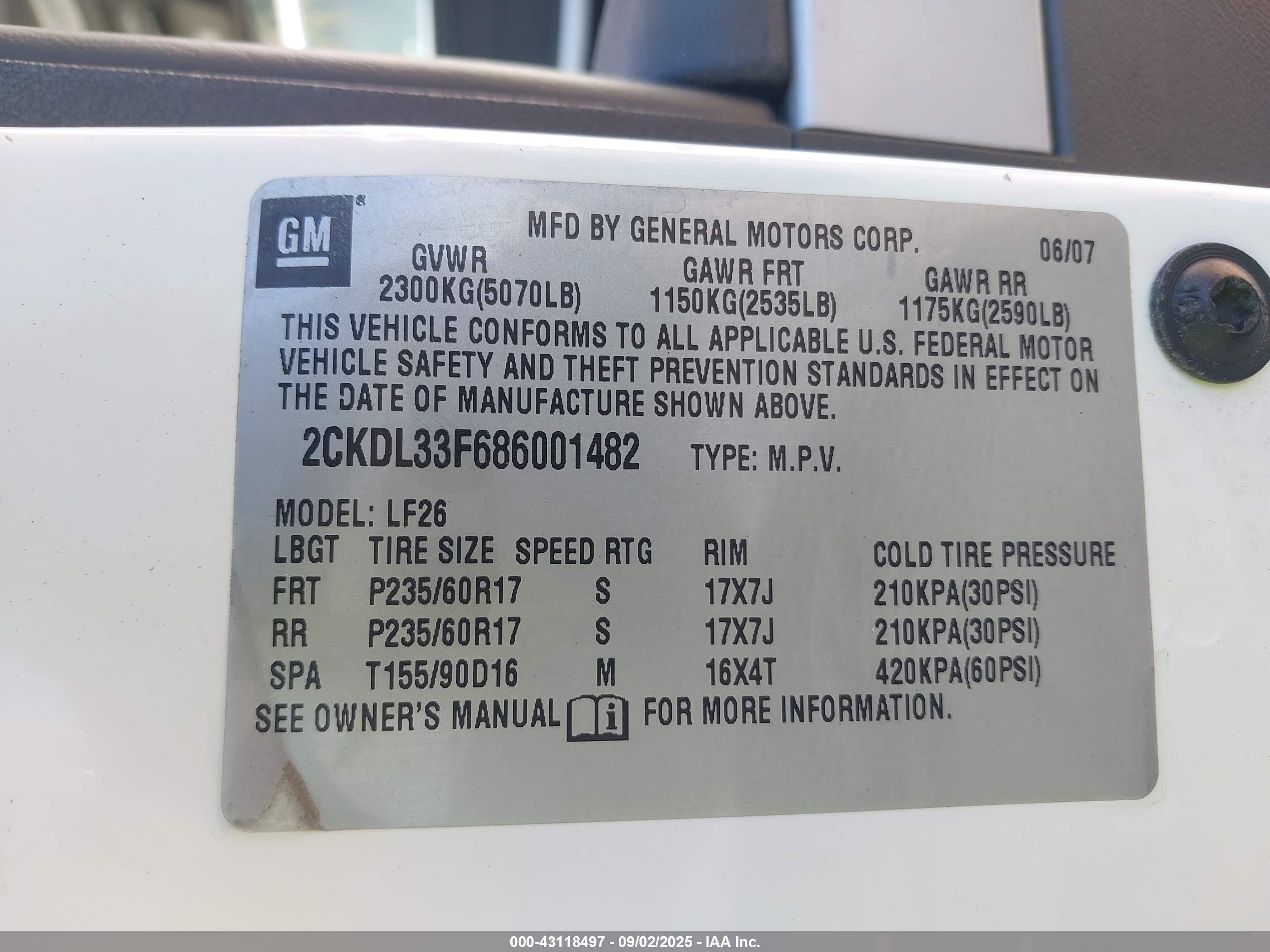 PONTIAC TORRENT image 9