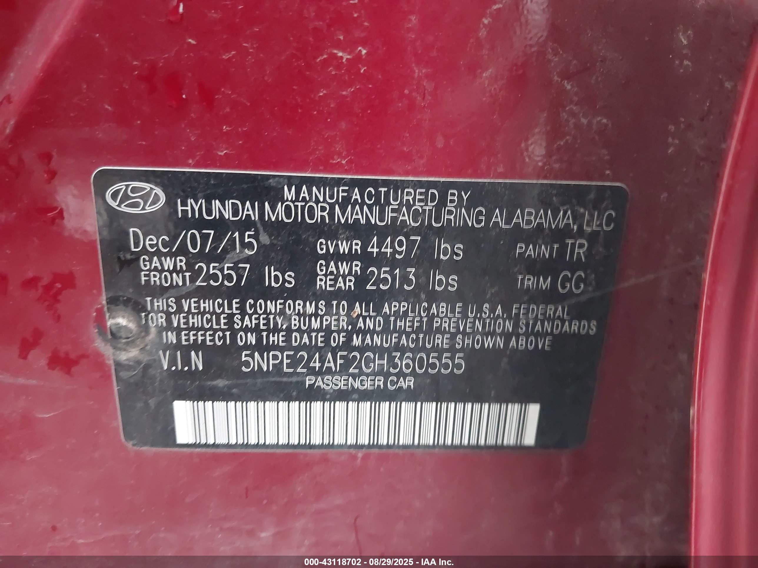 HYUNDAI SONATA image 9