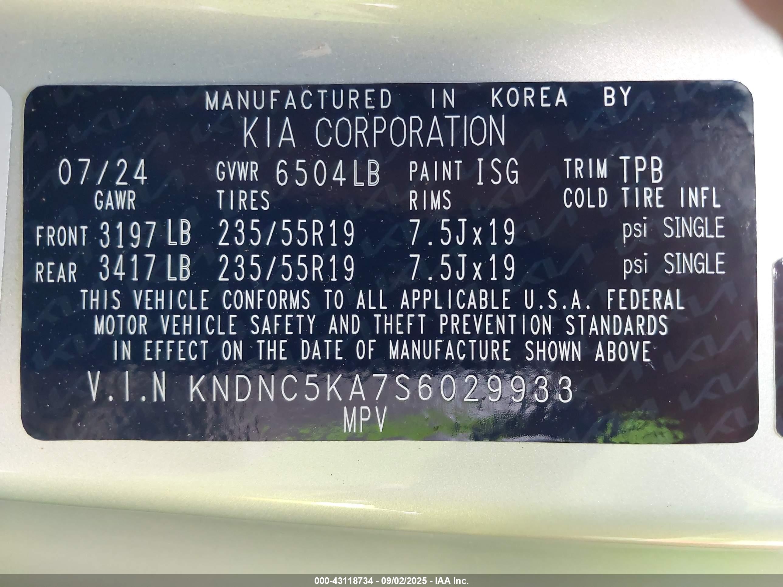 KIA CARNIVAL image 9