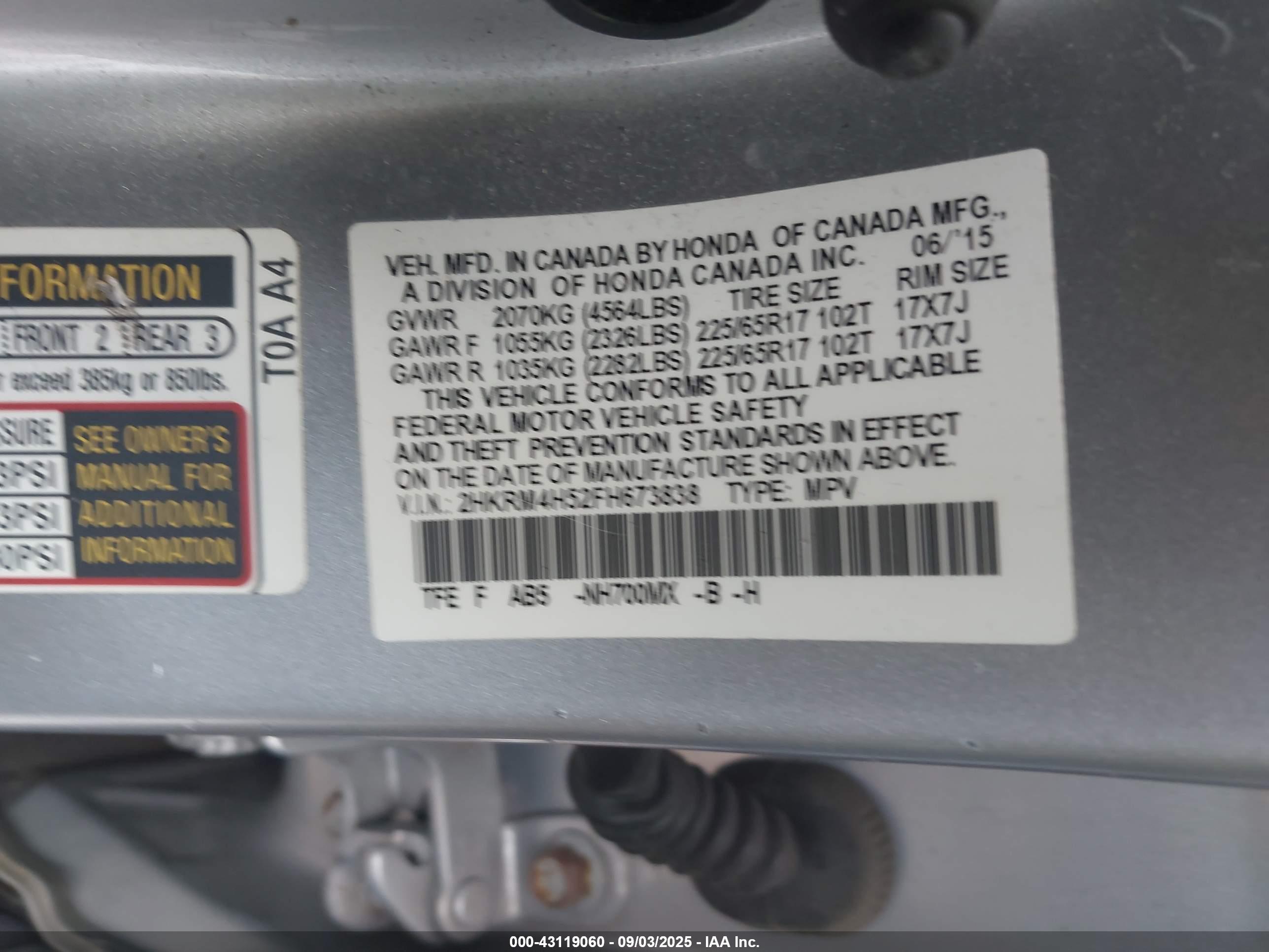 HONDA CR-V image 9