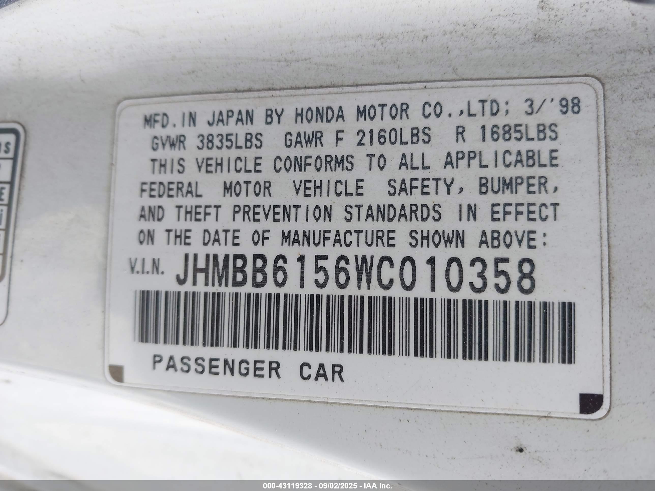 HONDA PRELUDE image 9