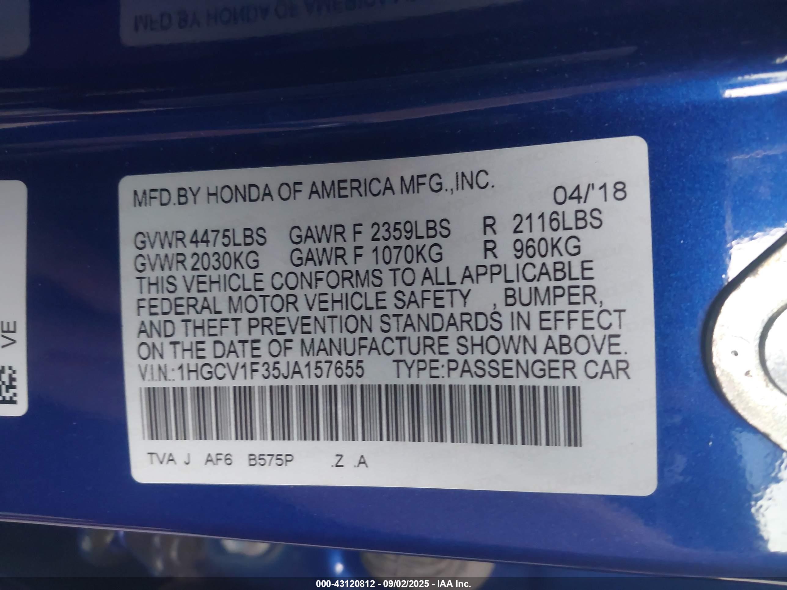 HONDA ACCORD image 9
