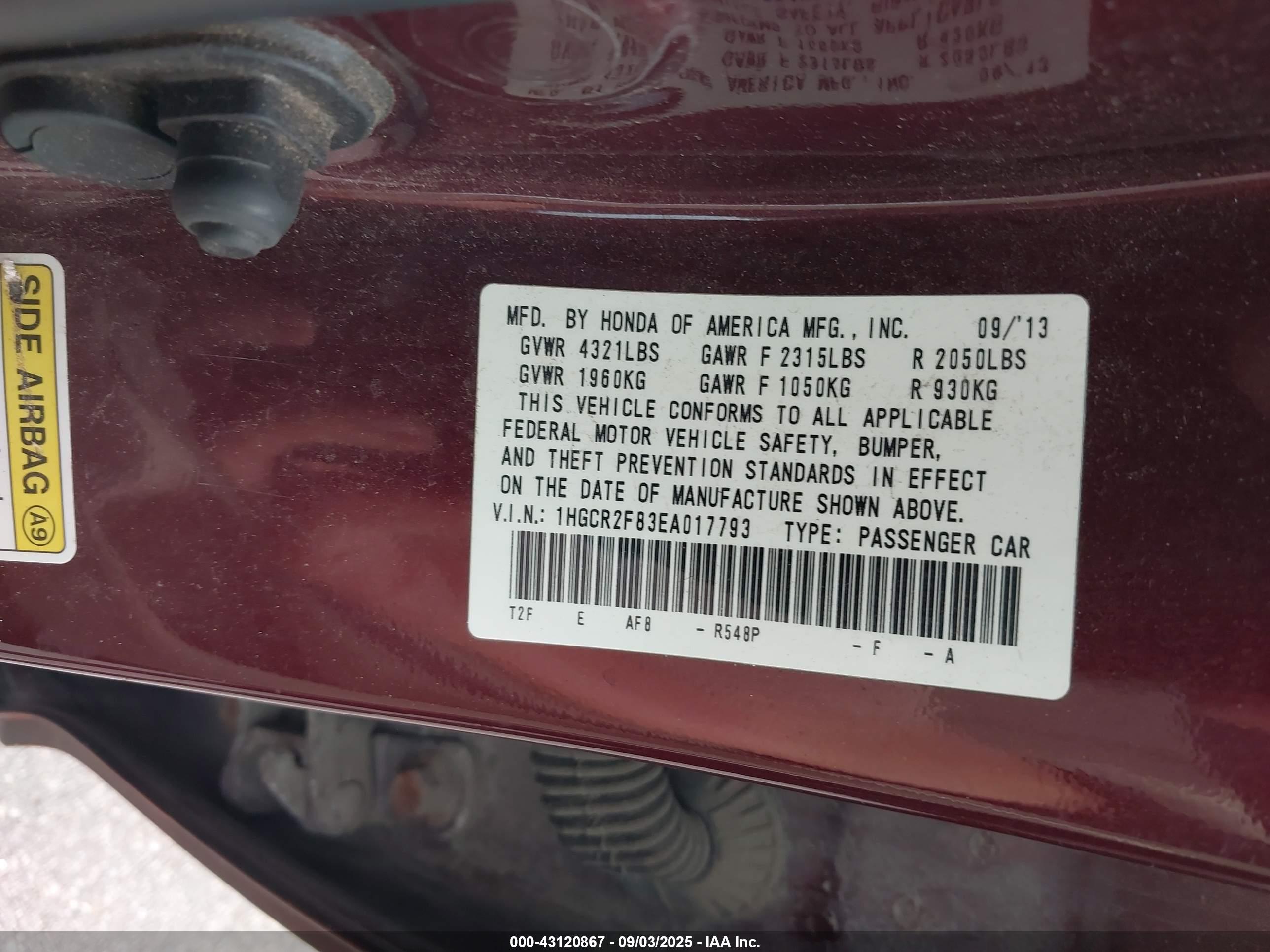 HONDA ACCORD image 9