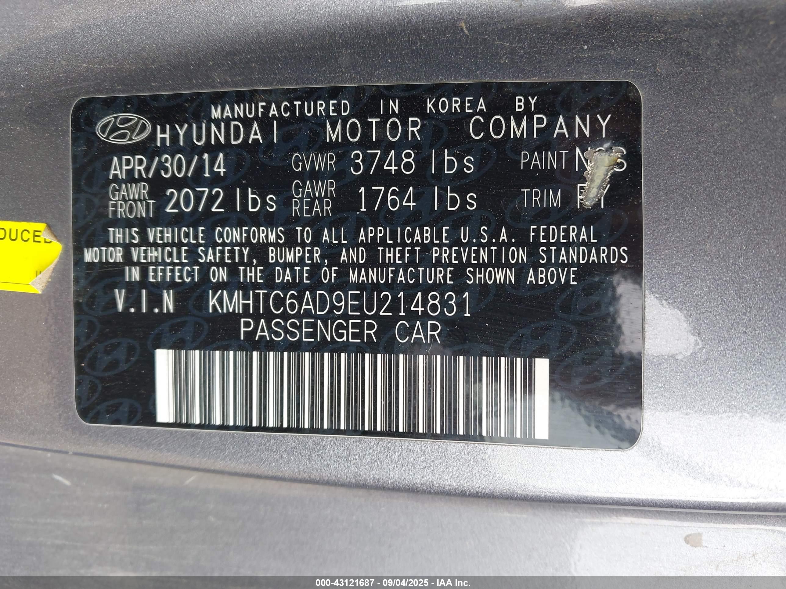 HYUNDAI VELOSTER image 9