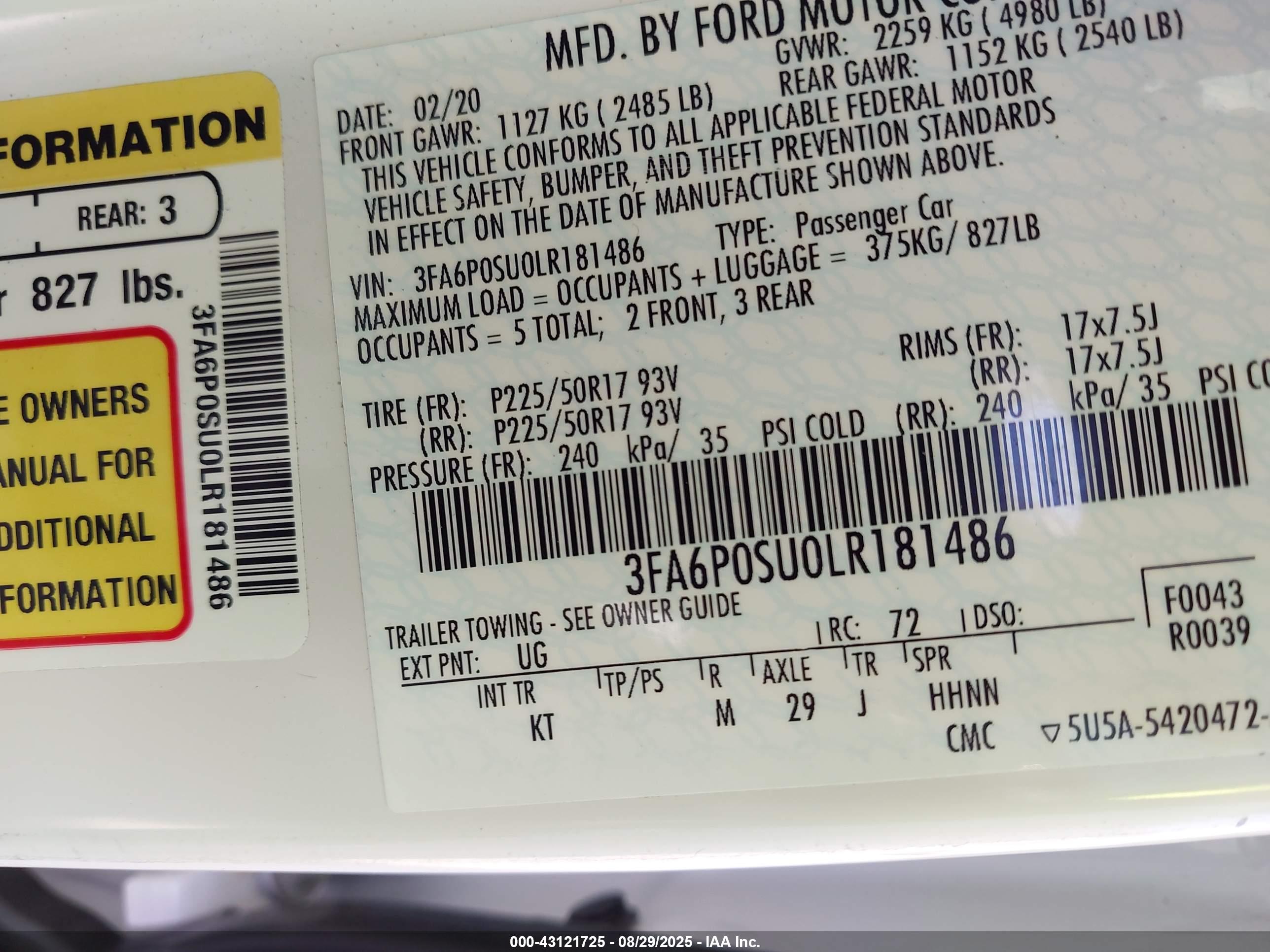 FORD FUSION image 9