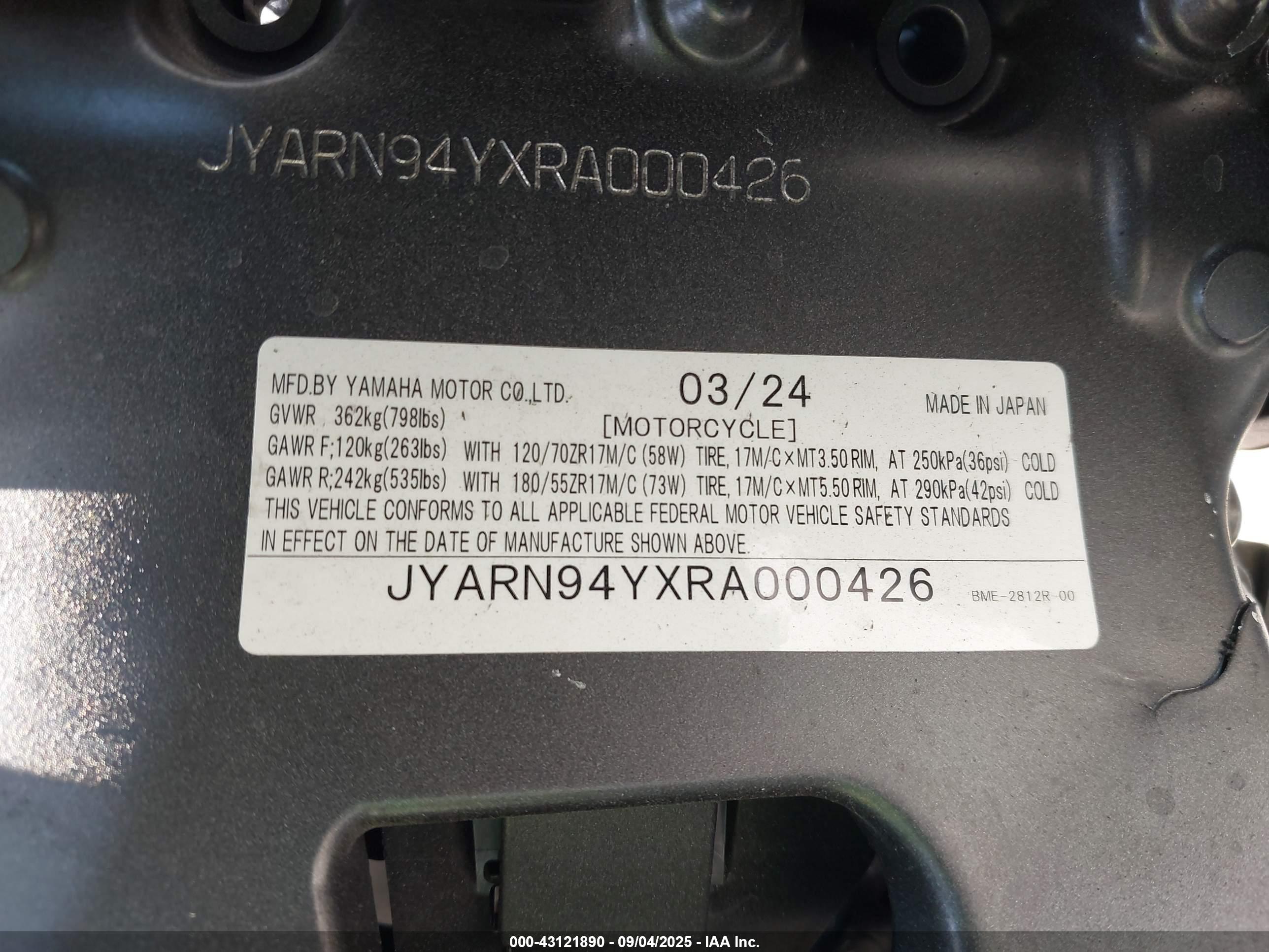 YAMAHA MT09 image 10
