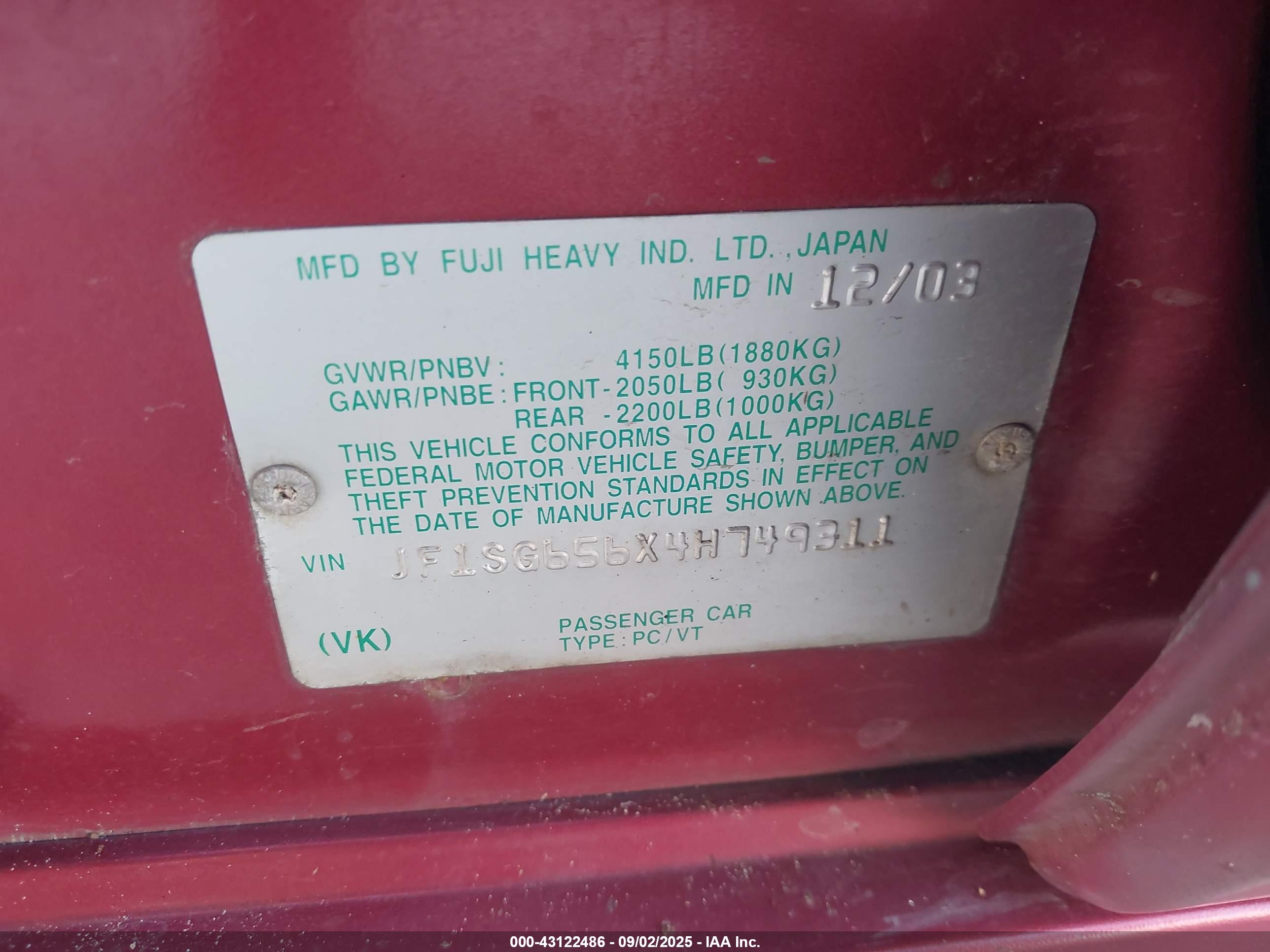 SUBARU FORESTER image 9