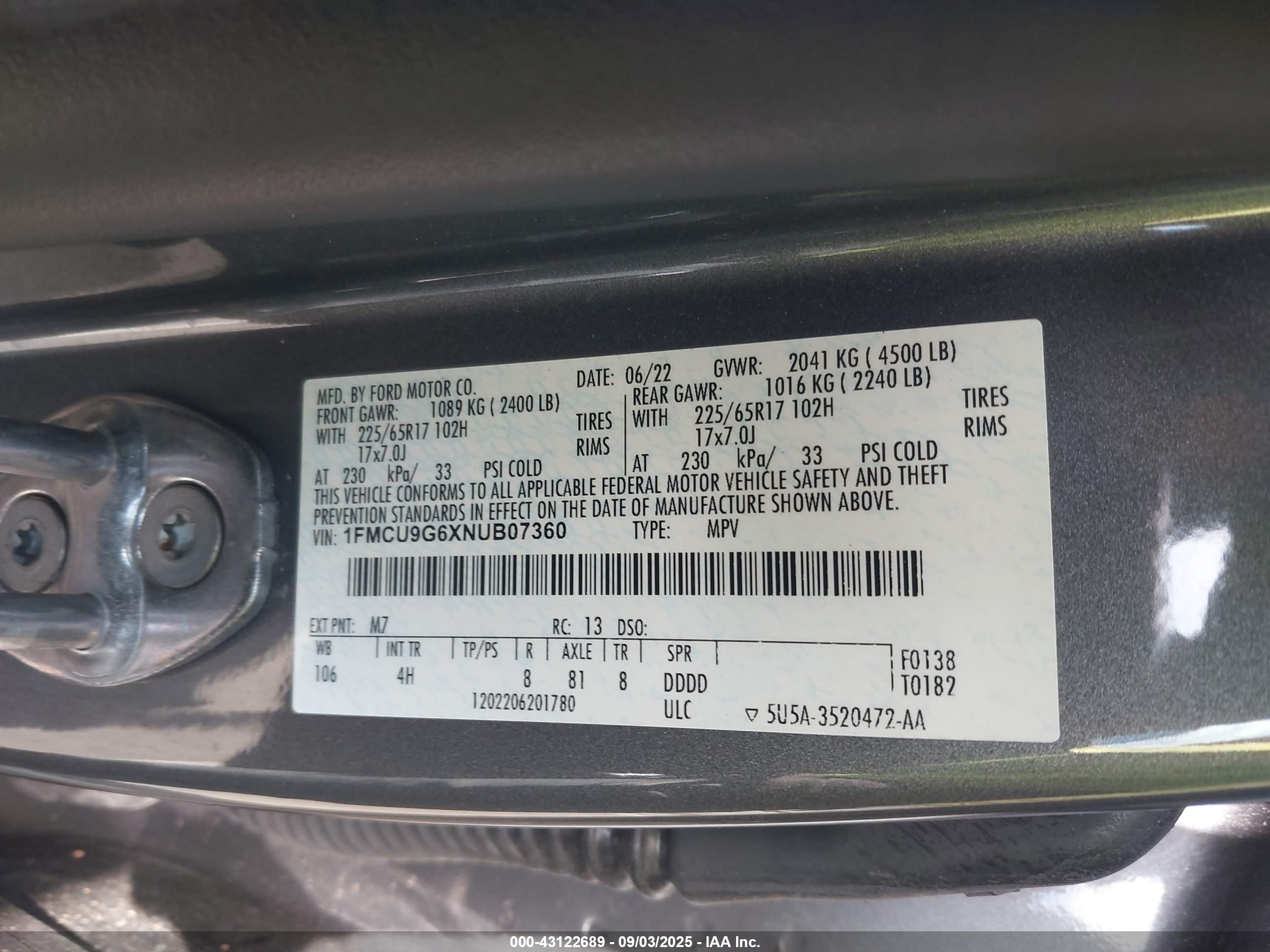 FORD ESCAPE image 9