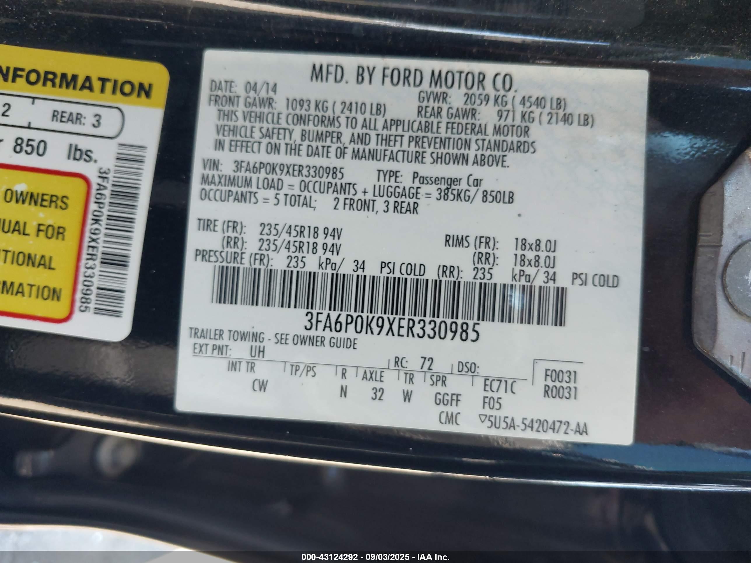 FORD FUSION image 9