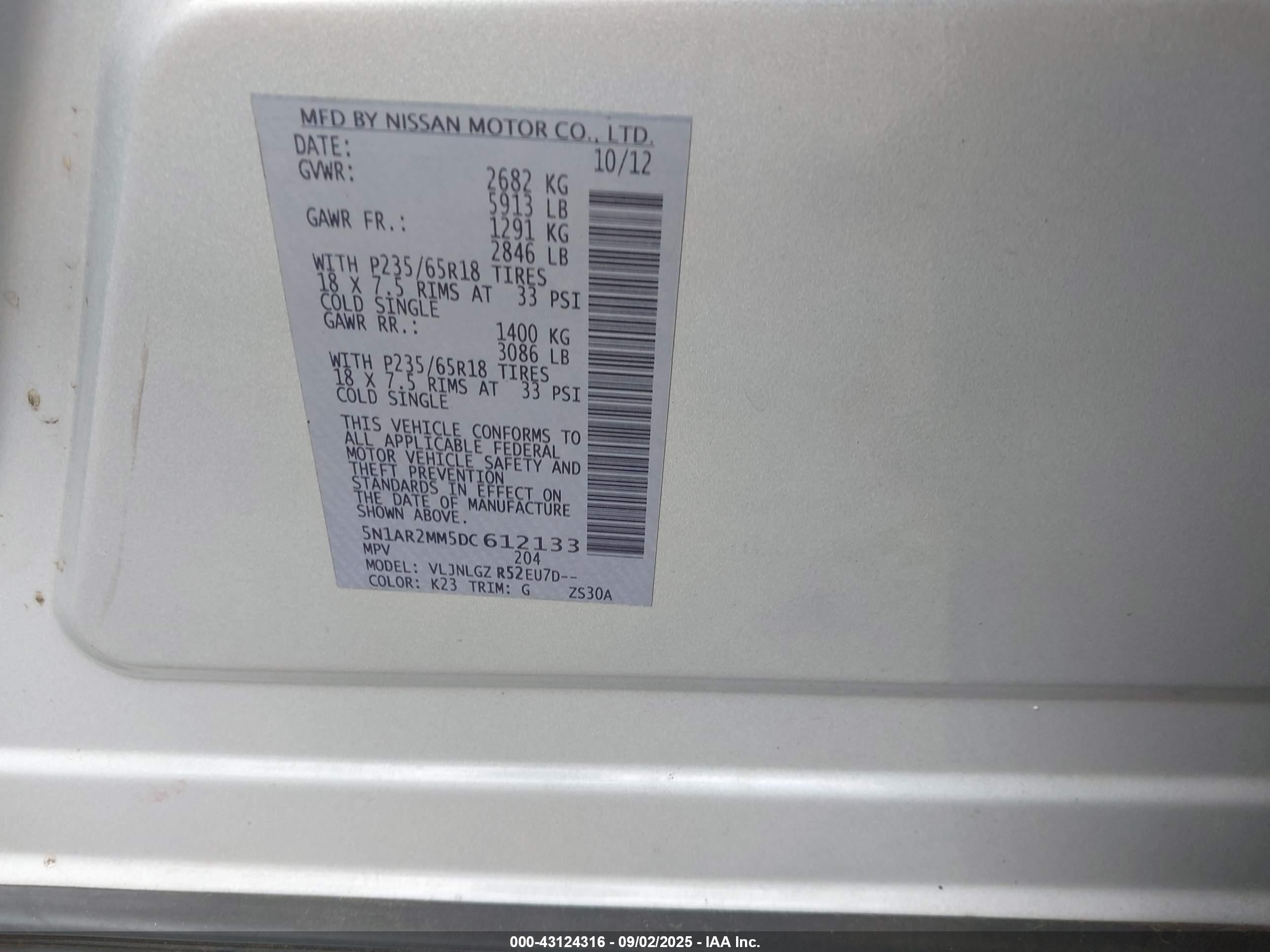 NISSAN PATHFINDER image 9