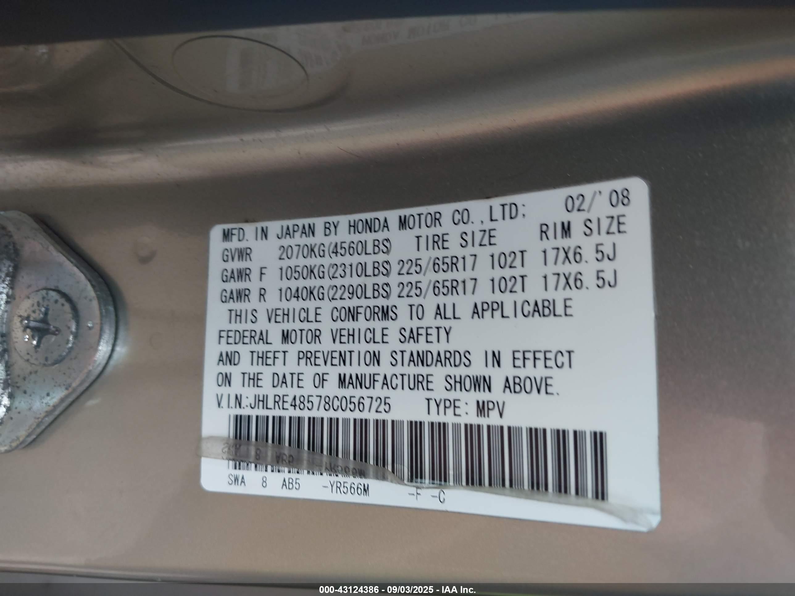HONDA CR-V image 9