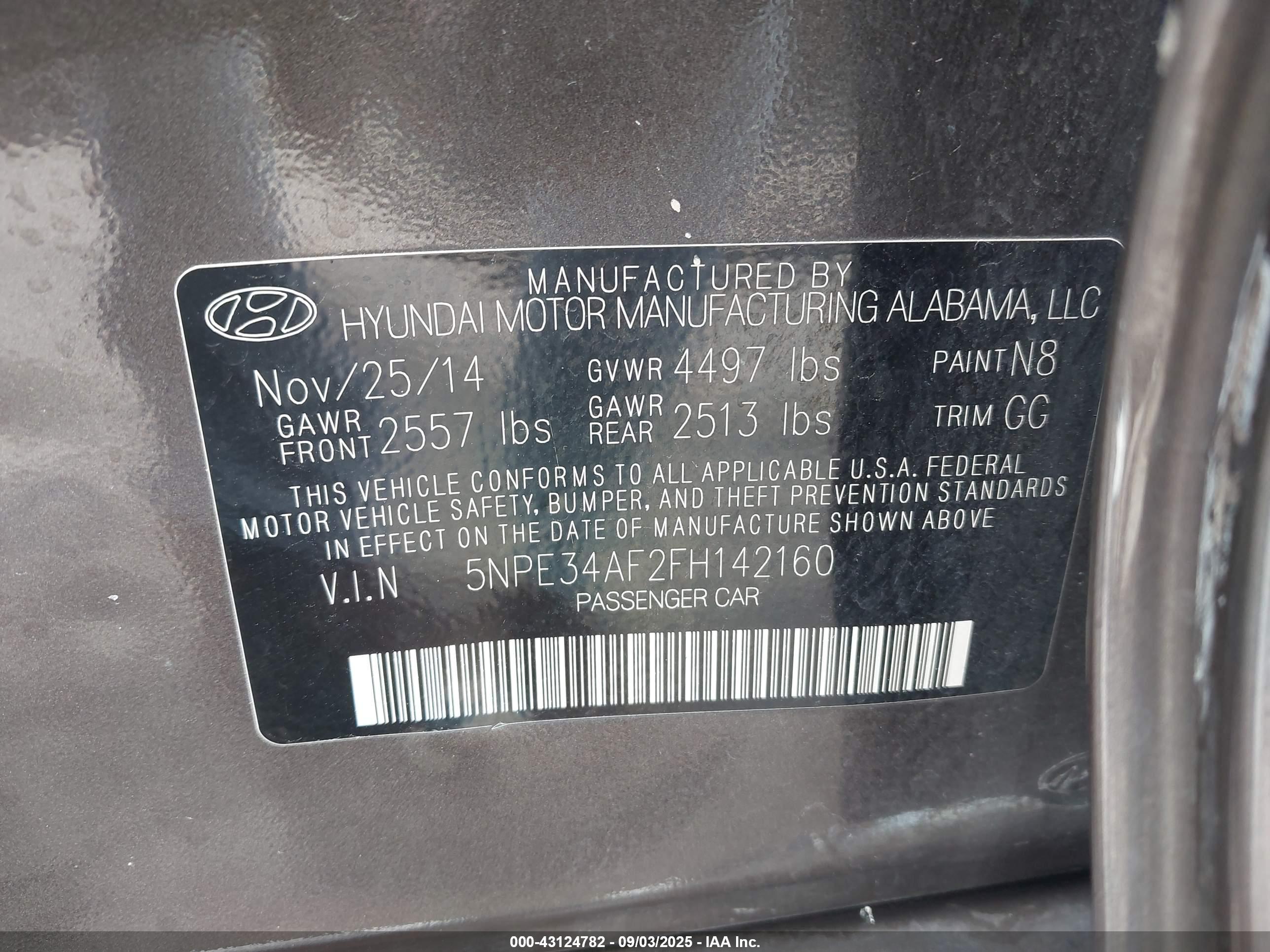 HYUNDAI SONATA image 9