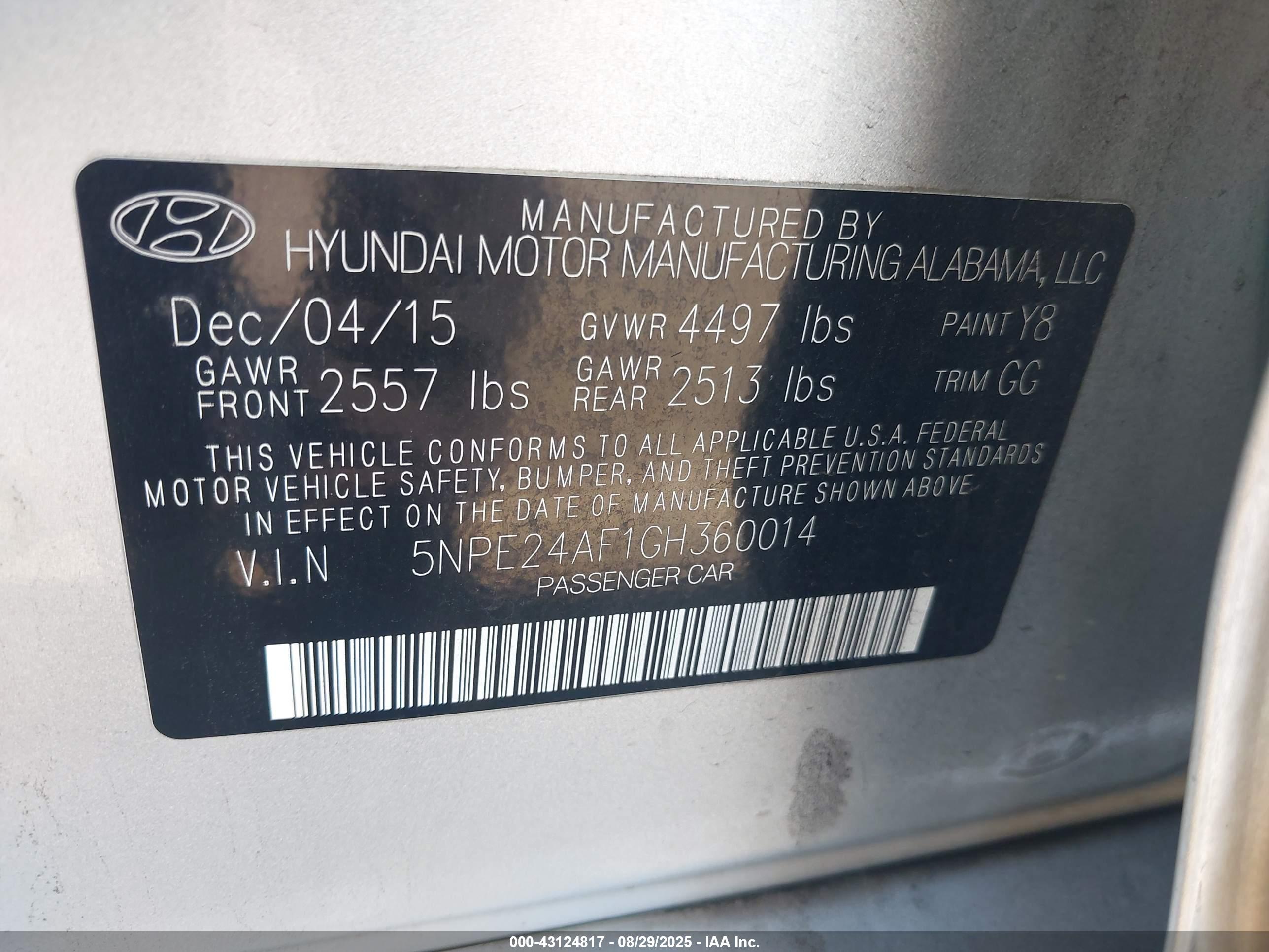 HYUNDAI SONATA image 9