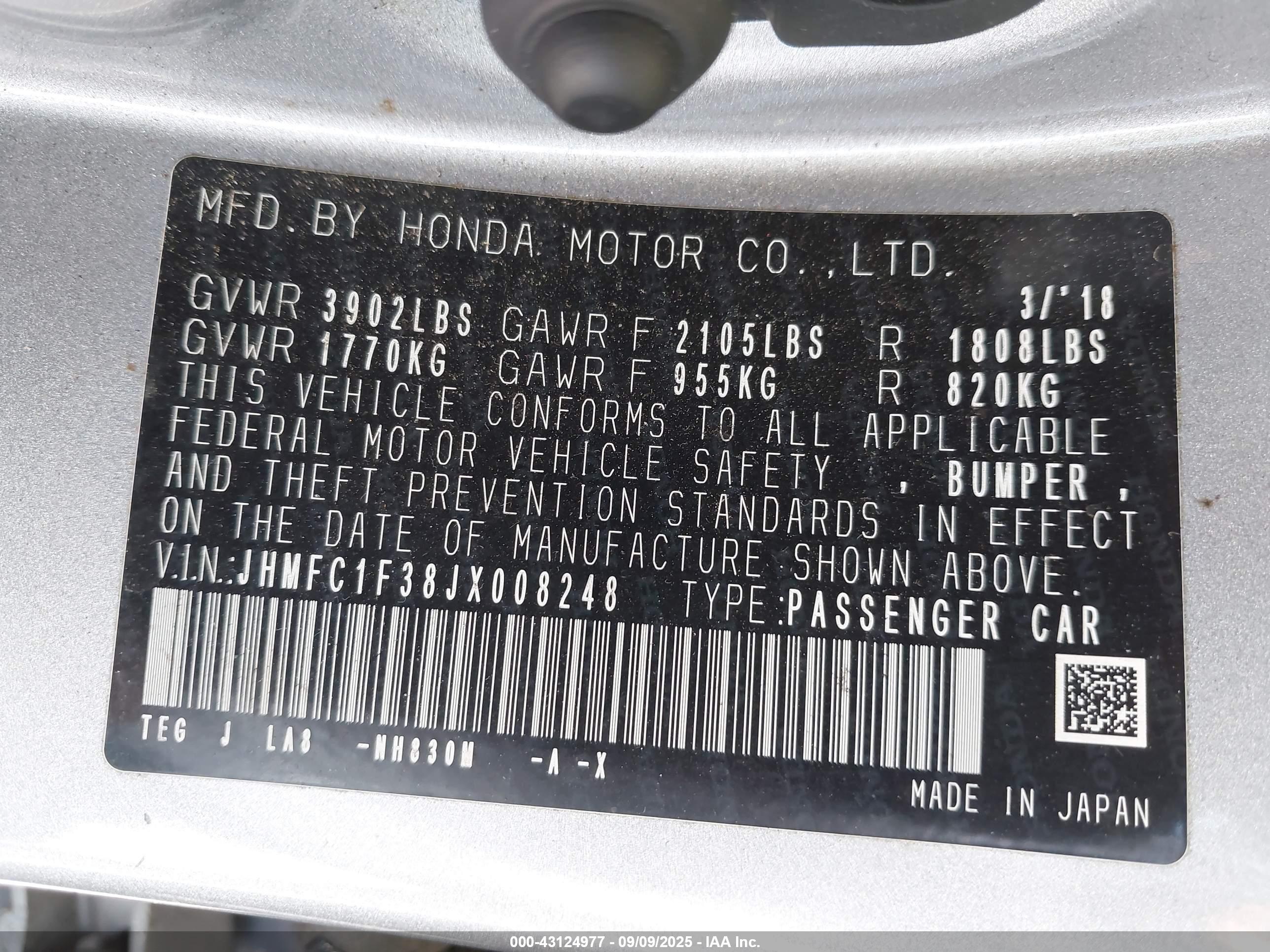 HONDA CIVIC image 9