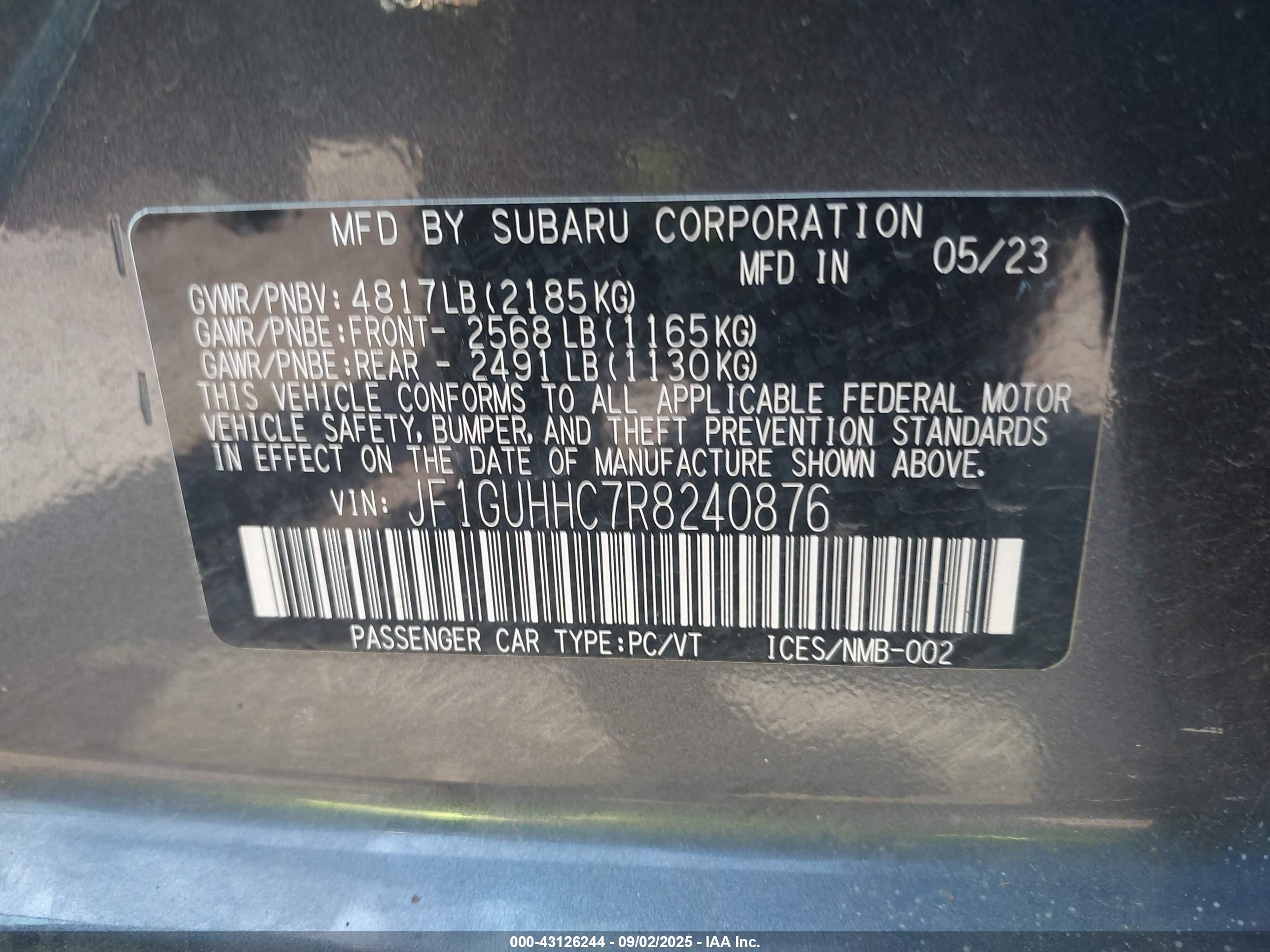 SUBARU IMPREZA image 9