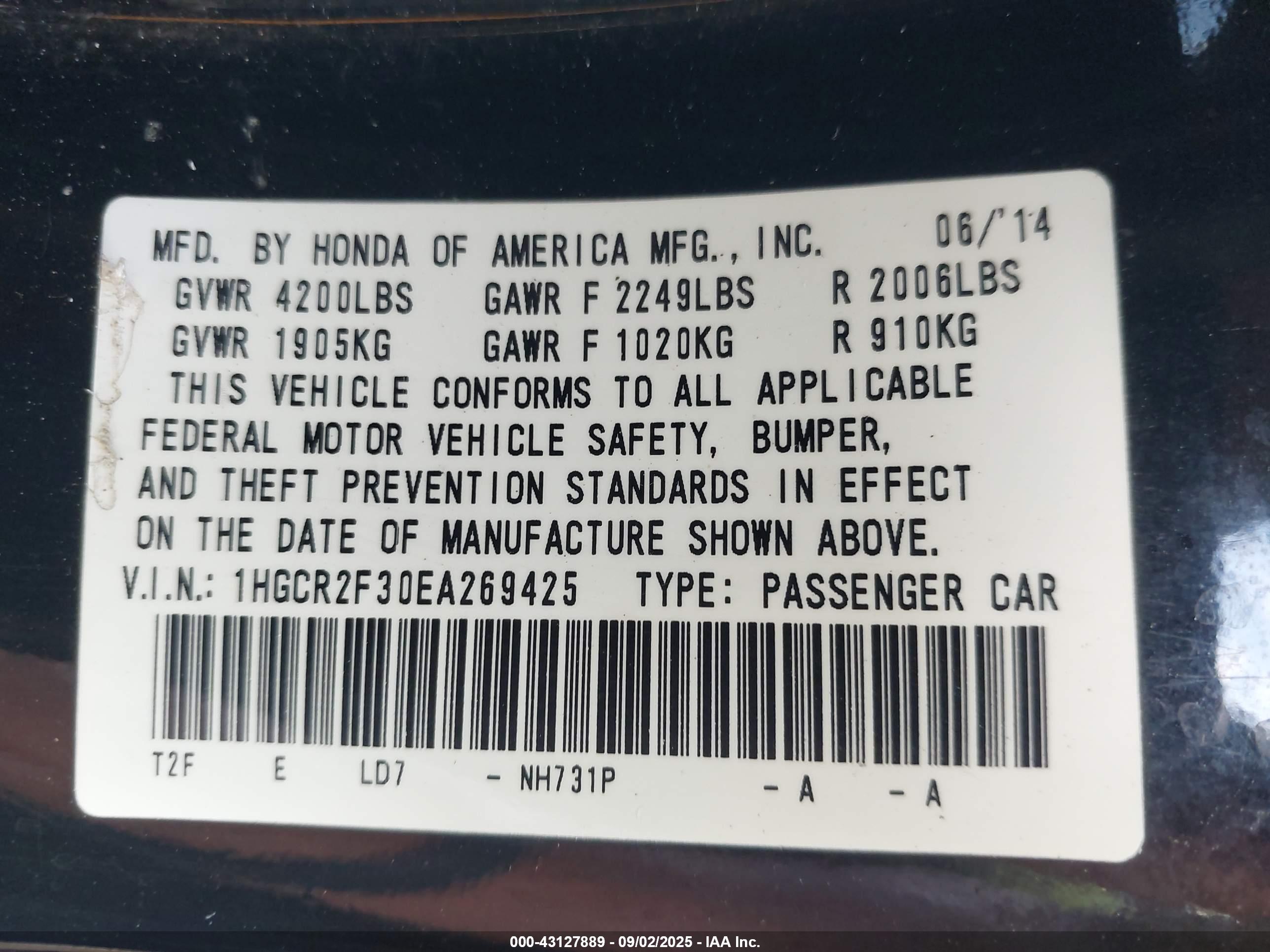 HONDA ACCORD image 9