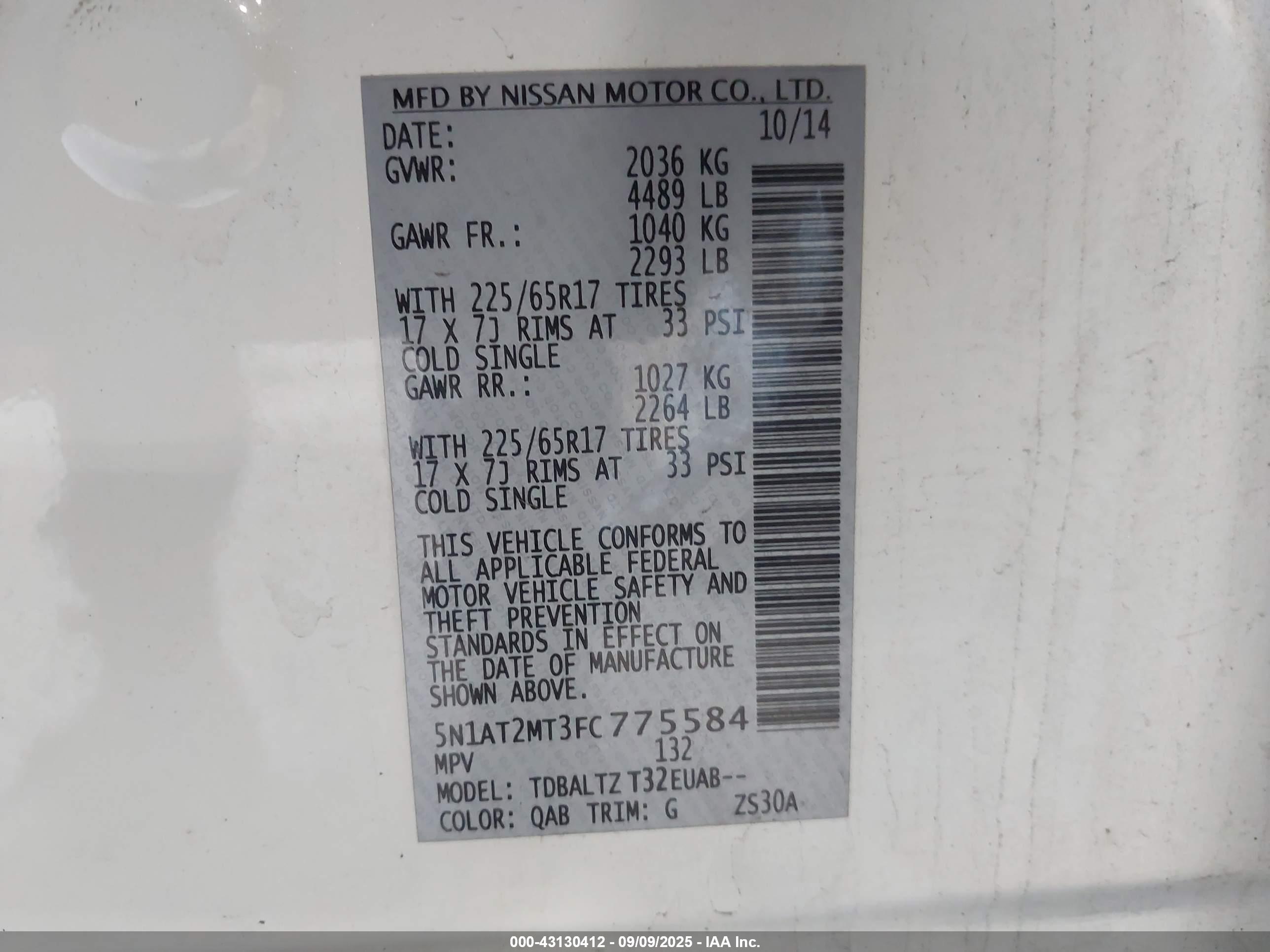NISSAN ROGUE image 9