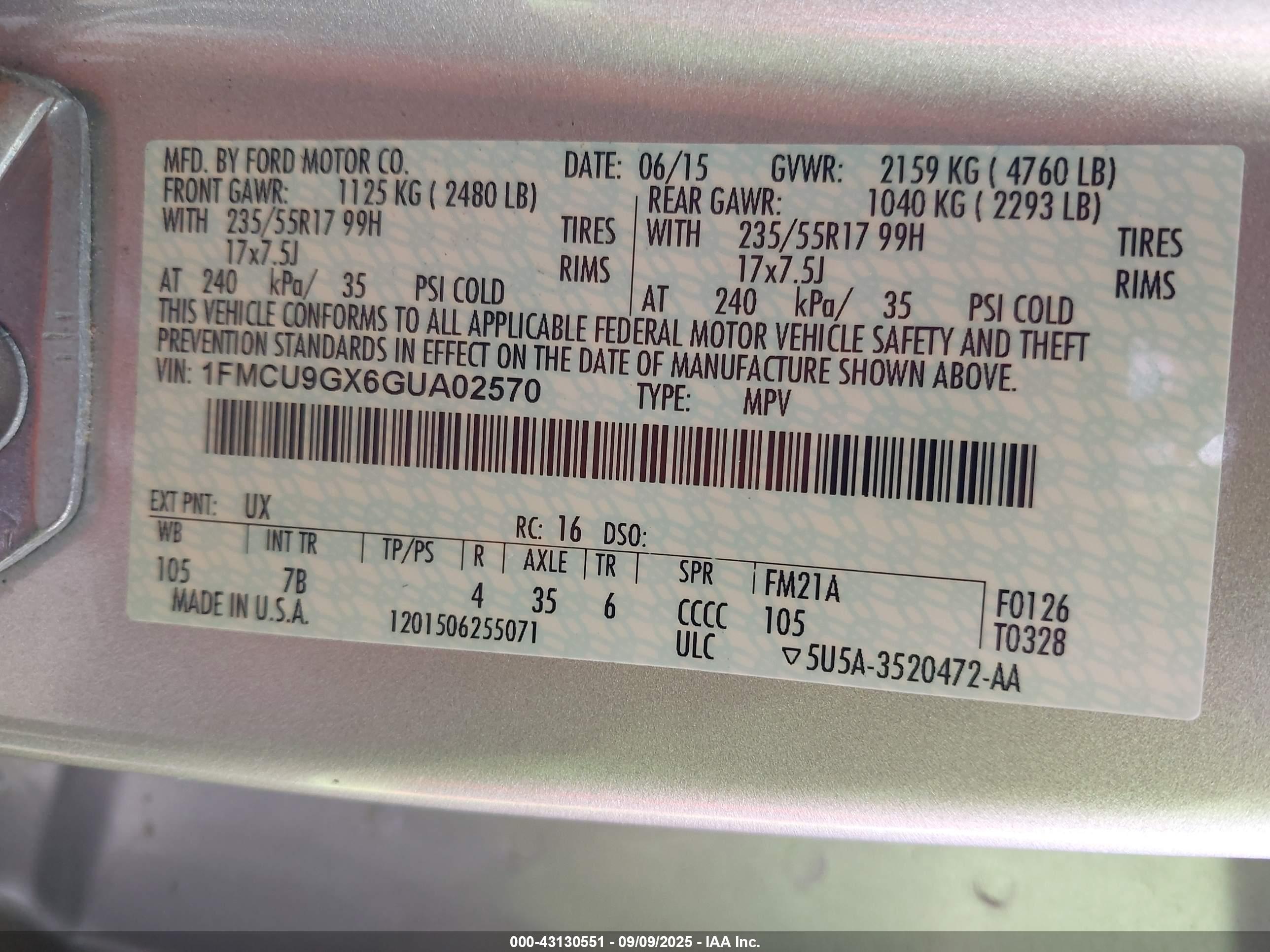 FORD ESCAPE image 9