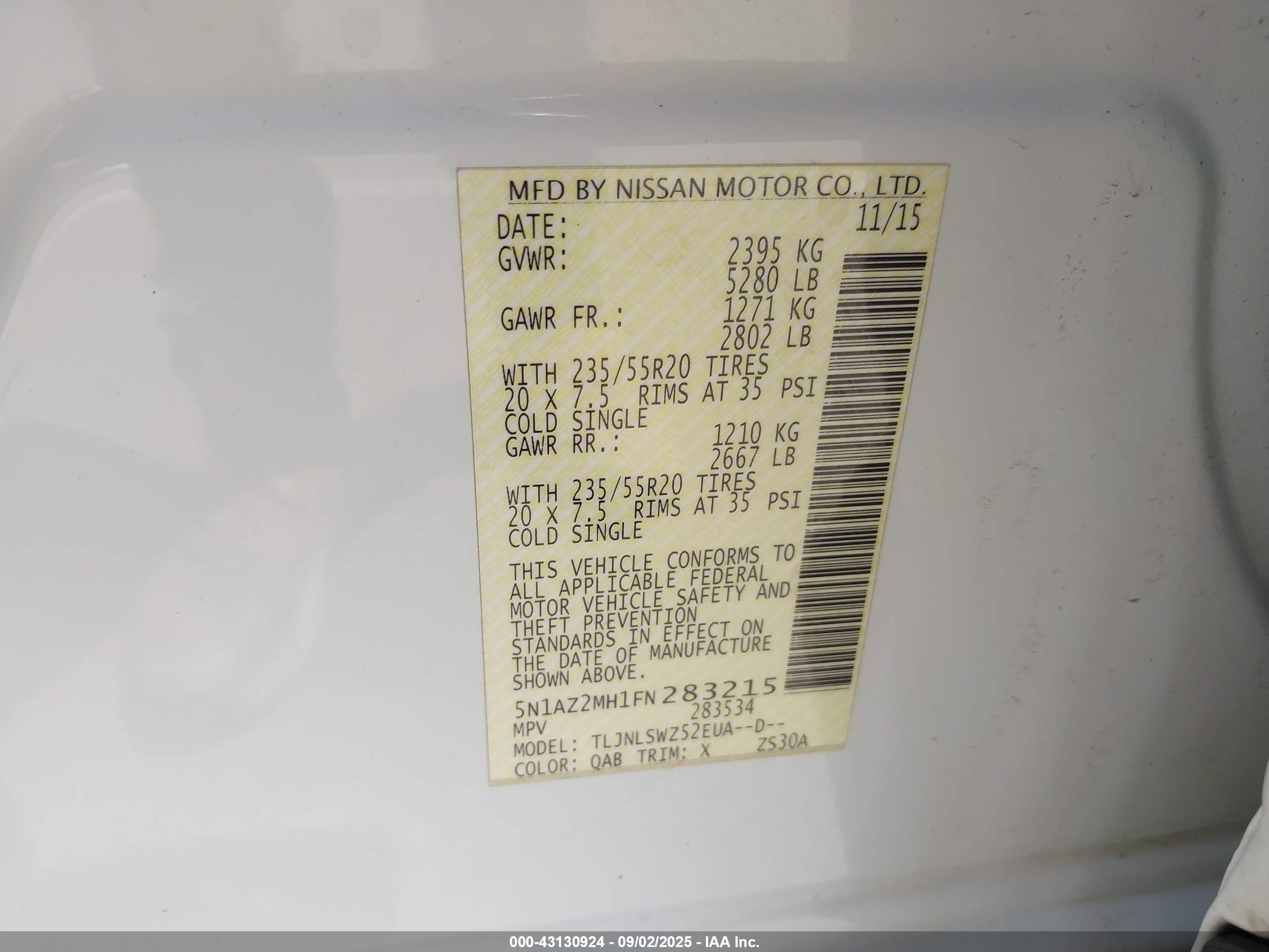 NISSAN MURANO image 9