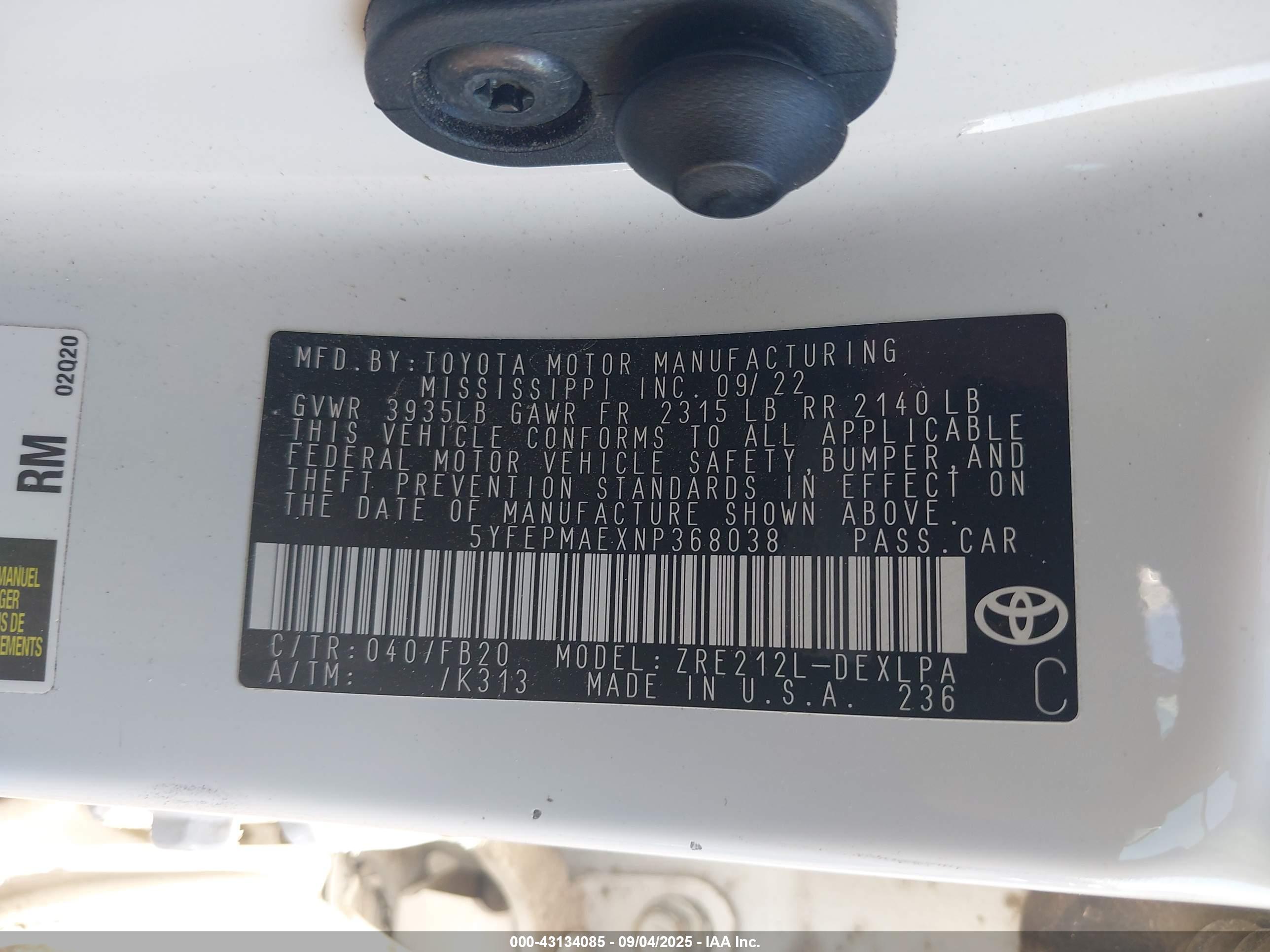 TOYOTA COROLLA image 9