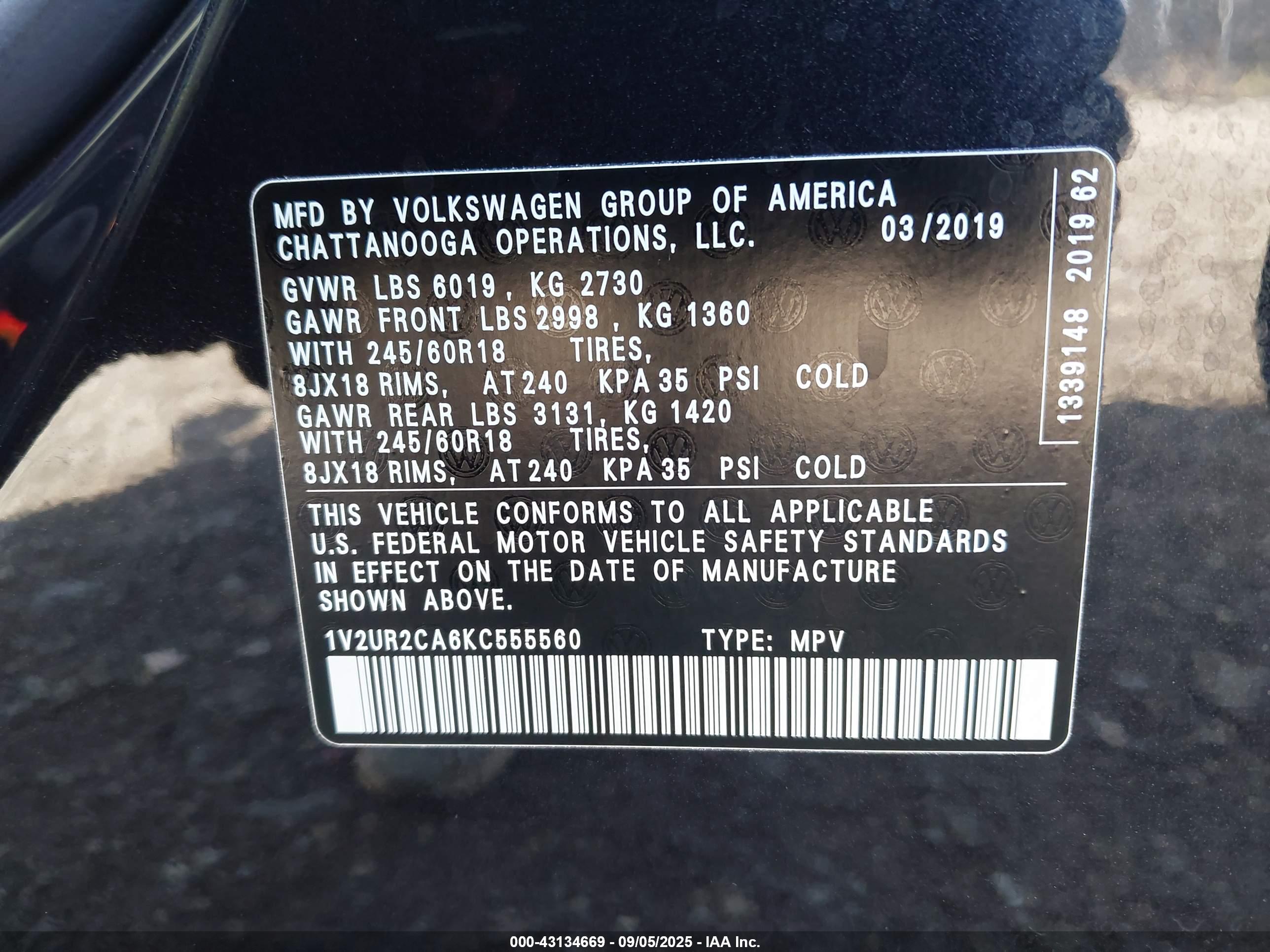 VOLKSWAGEN ATLAS image 9