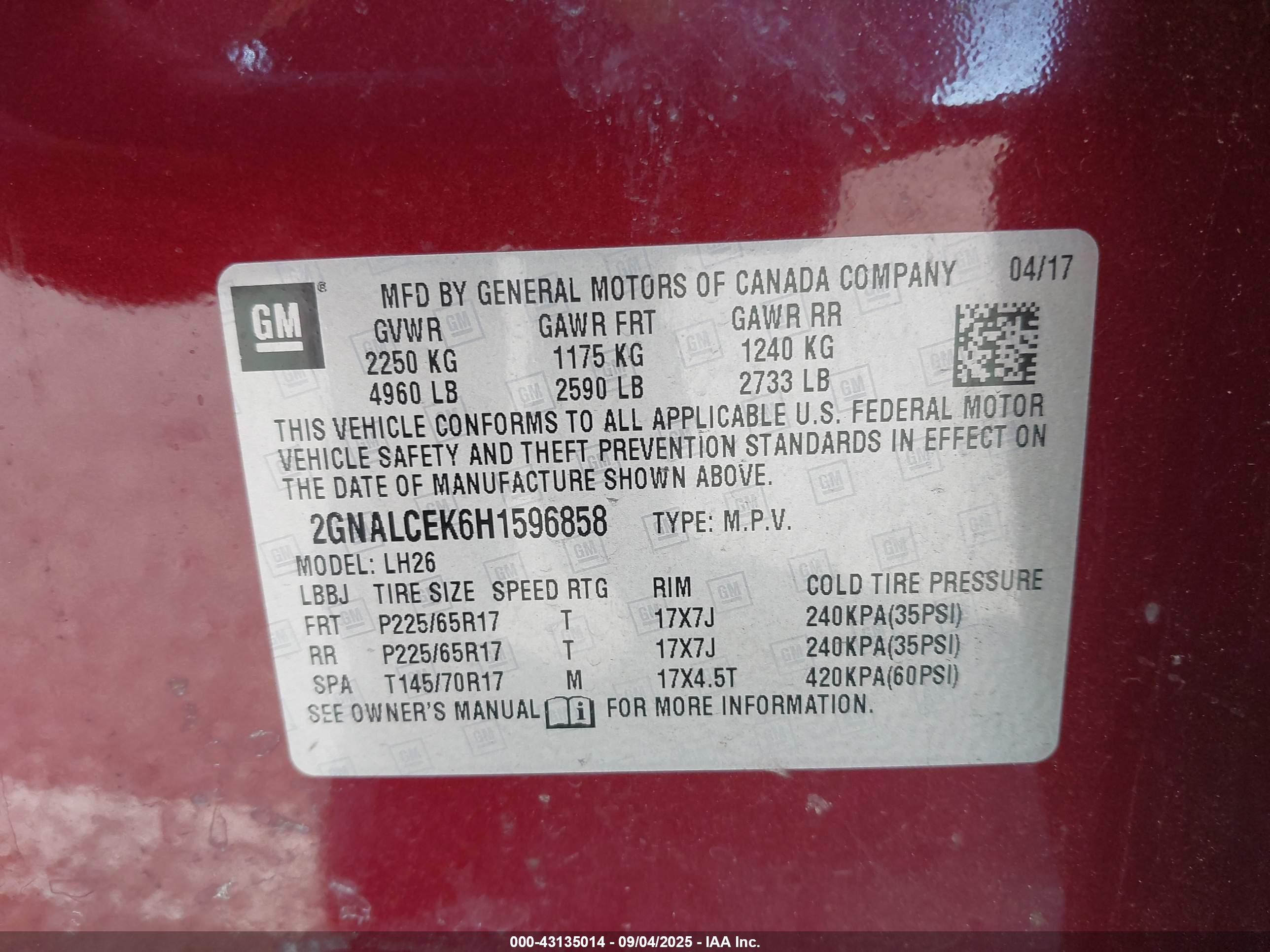 CHEVROLET EQUINOX image 9