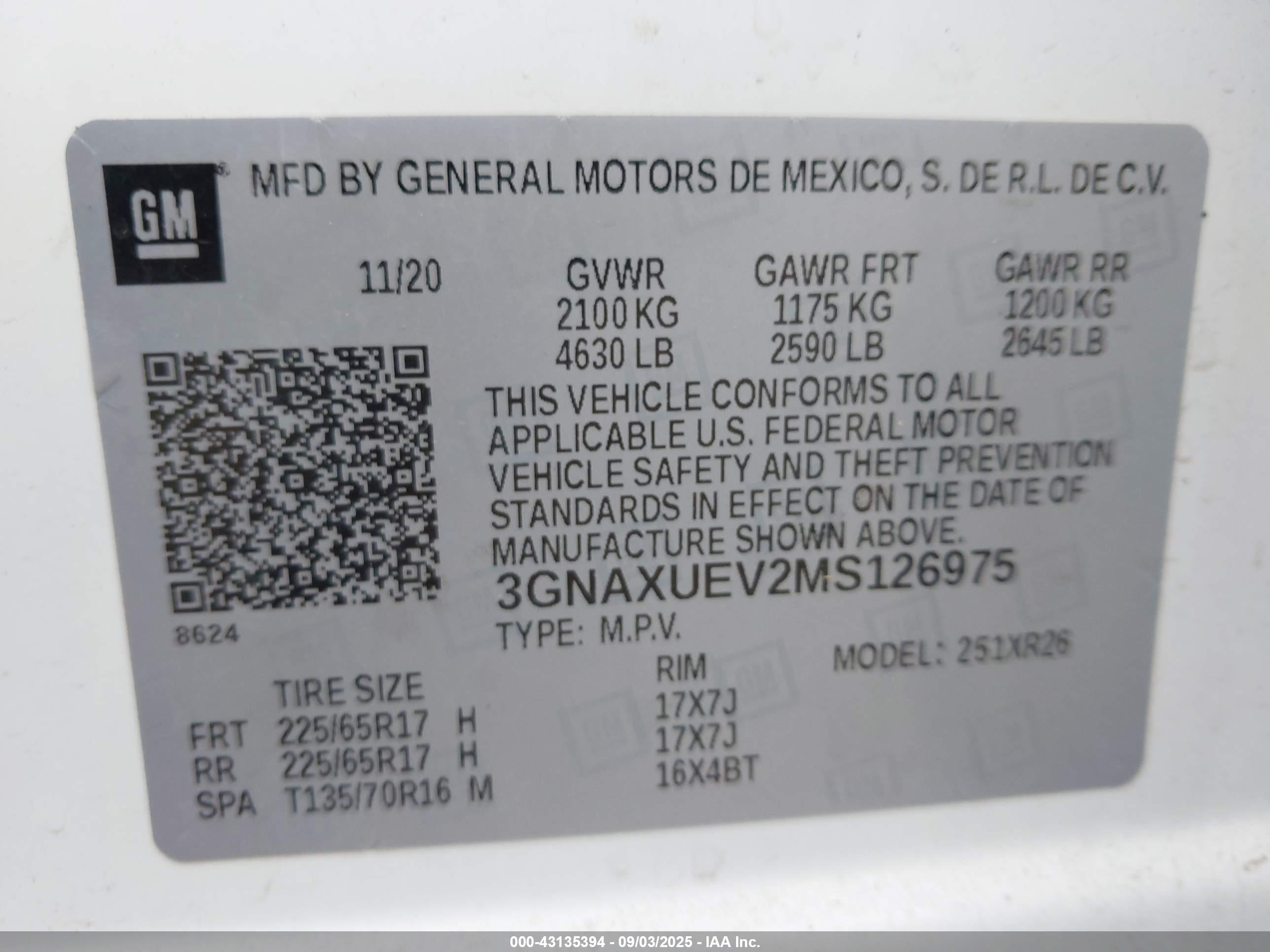 CHEVROLET EQUINOX image 9