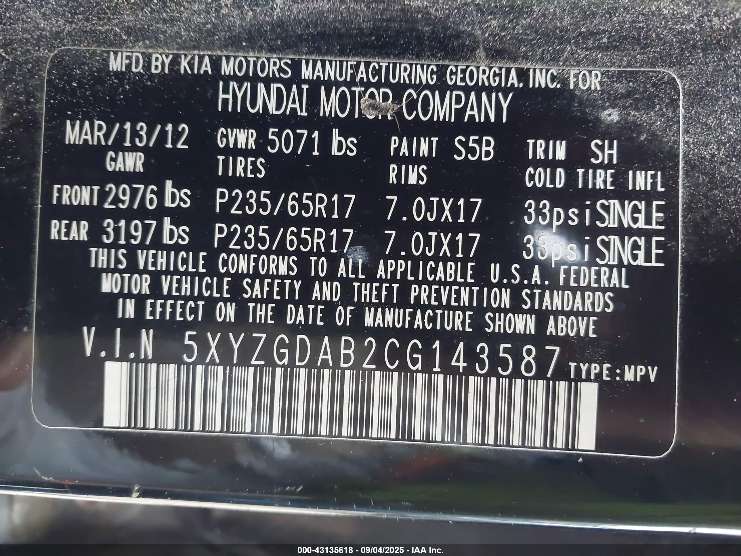 HYUNDAI SANTA image 9