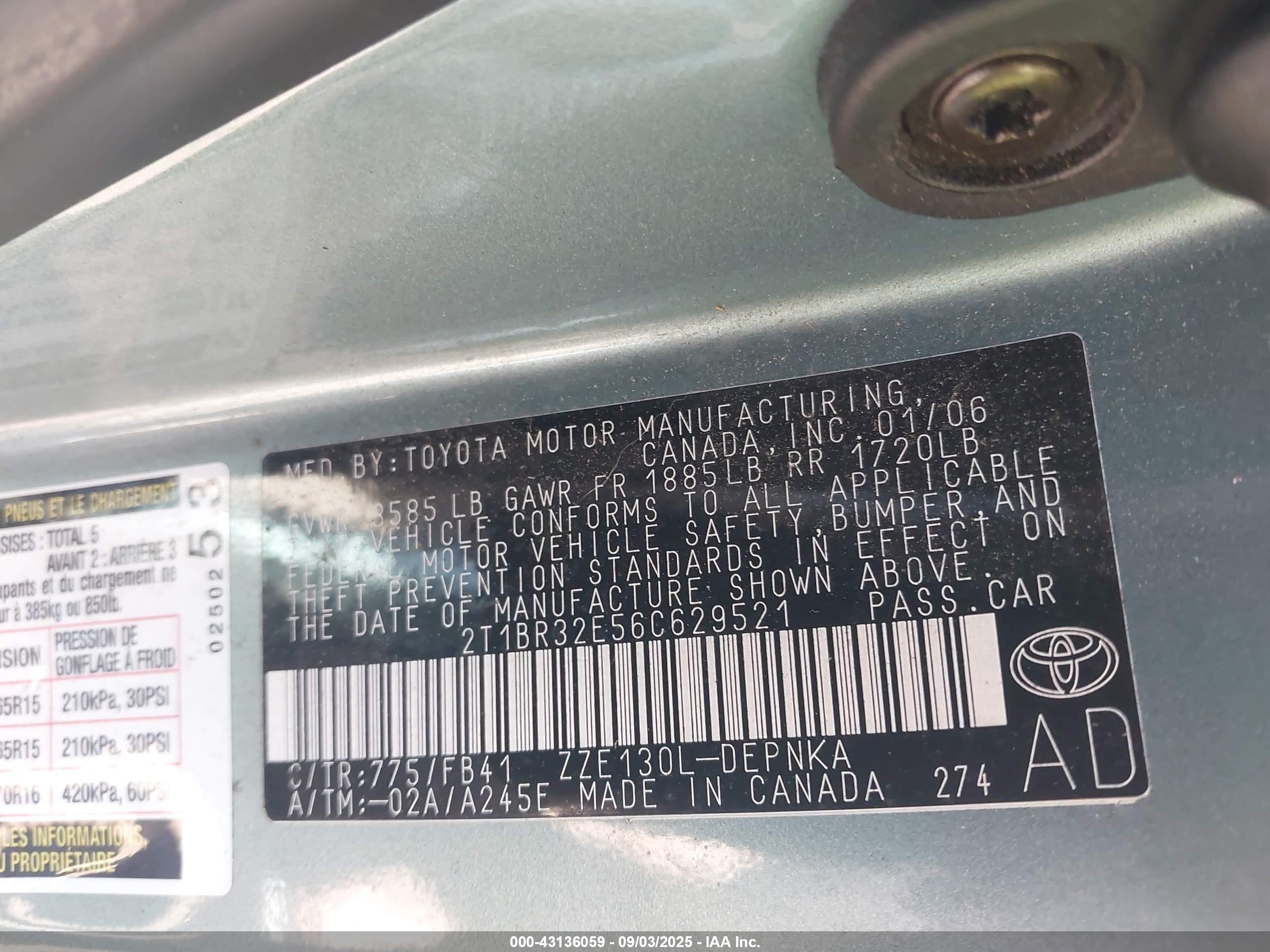 TOYOTA COROLLA image 9