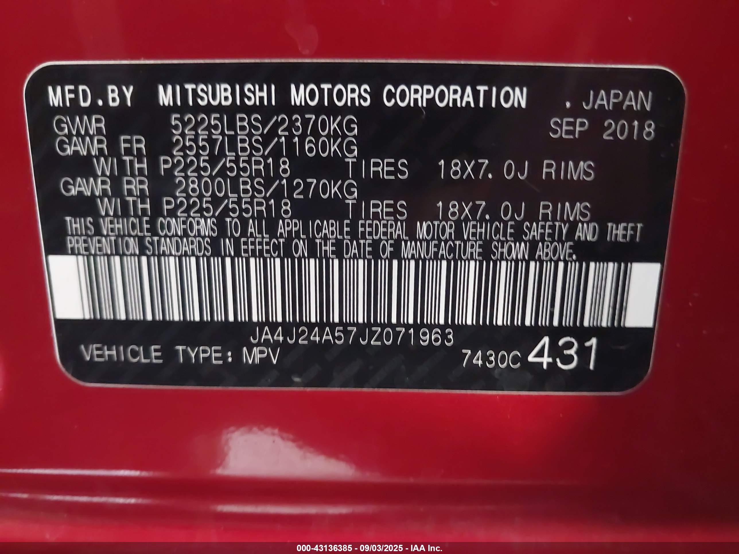 MITSUBISHI OUTLANDER image 9