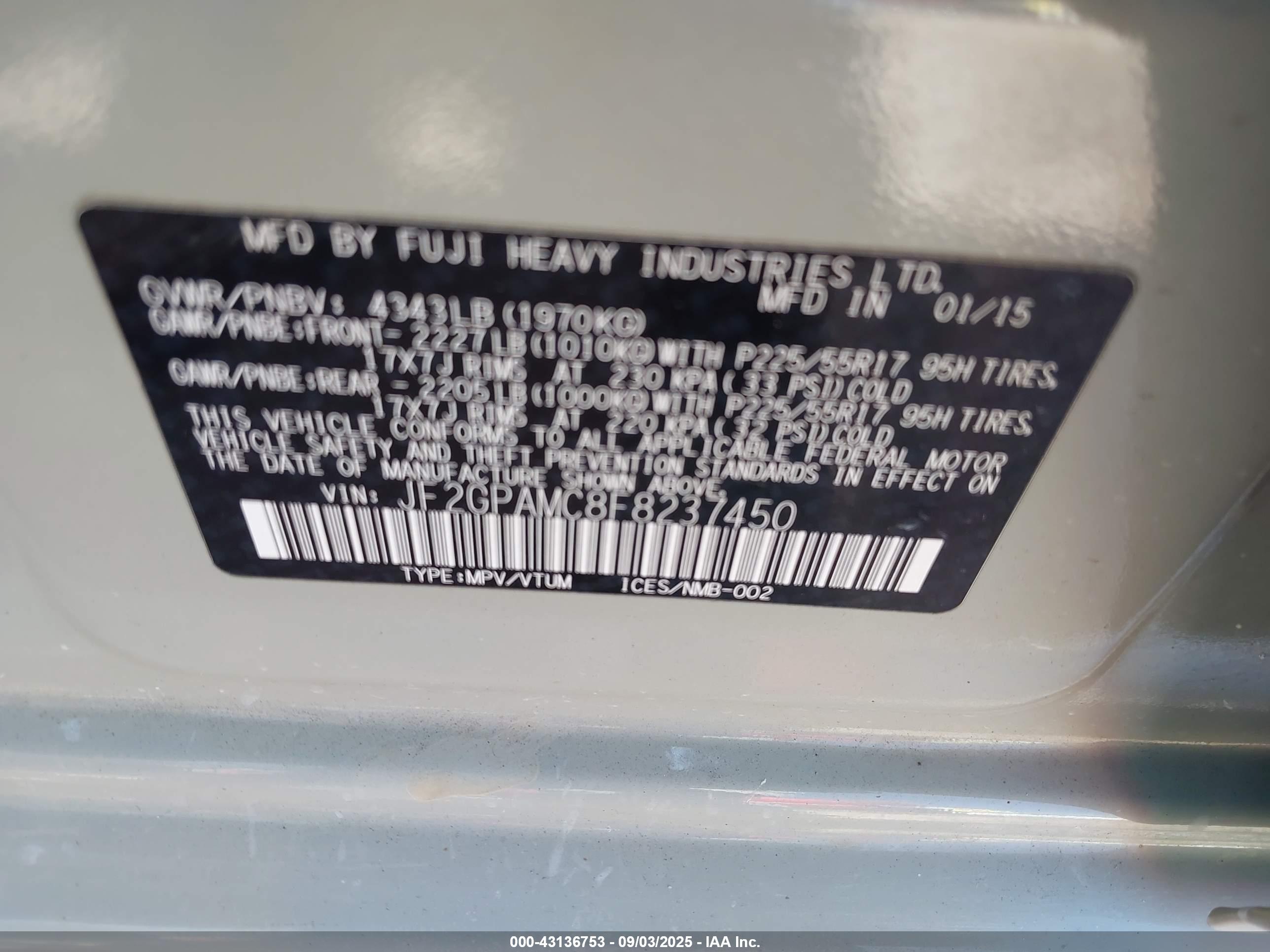 SUBARU XV image 9