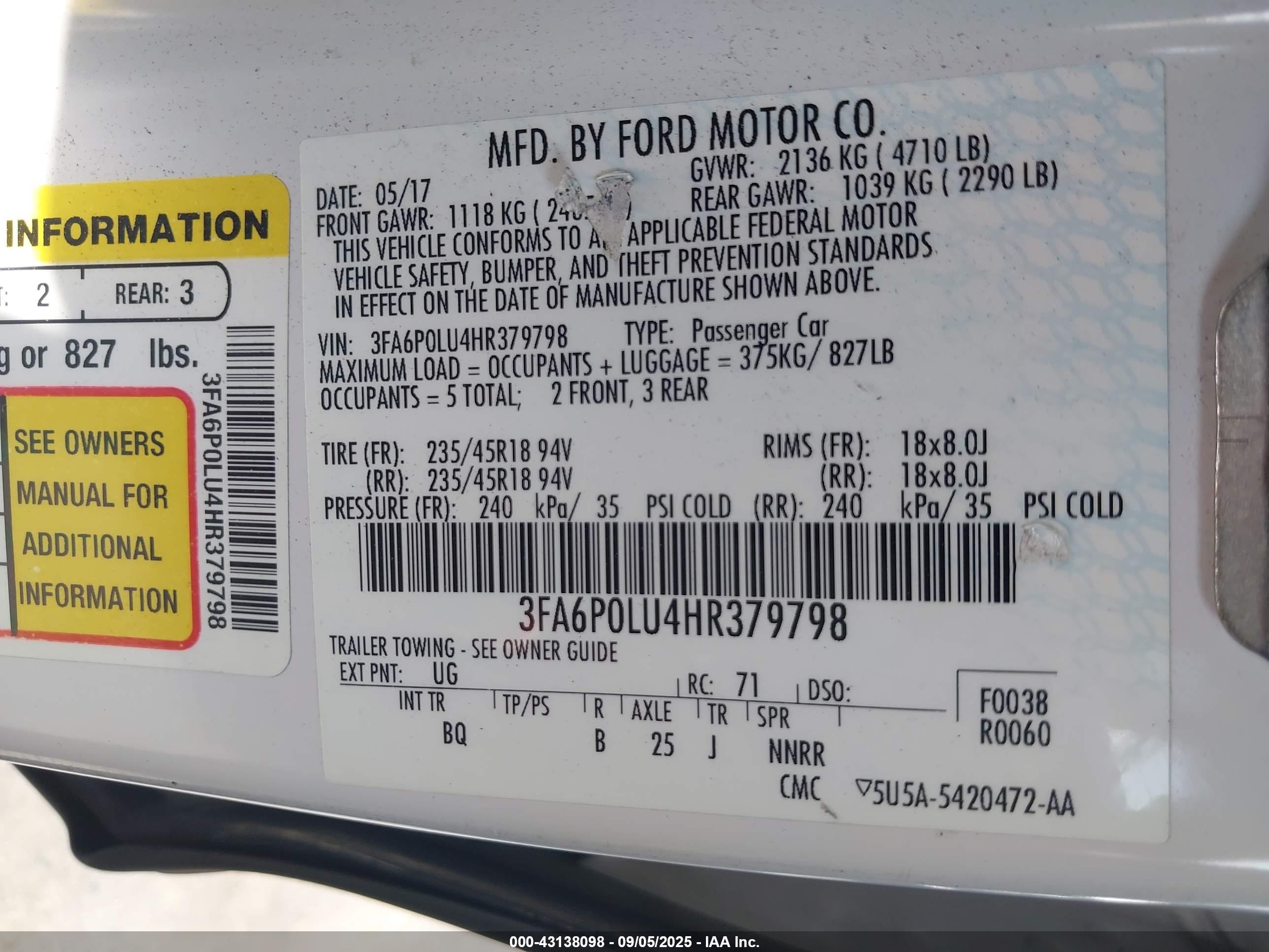 FORD FUSION image 9