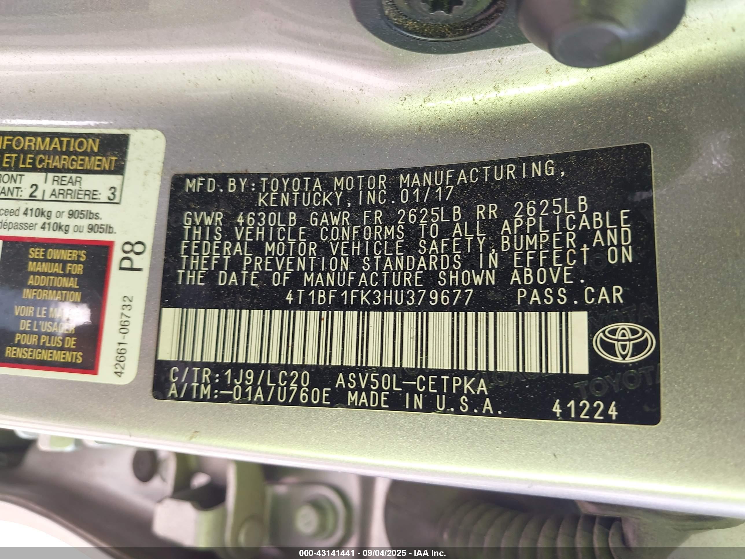 TOYOTA CAMRY image 9