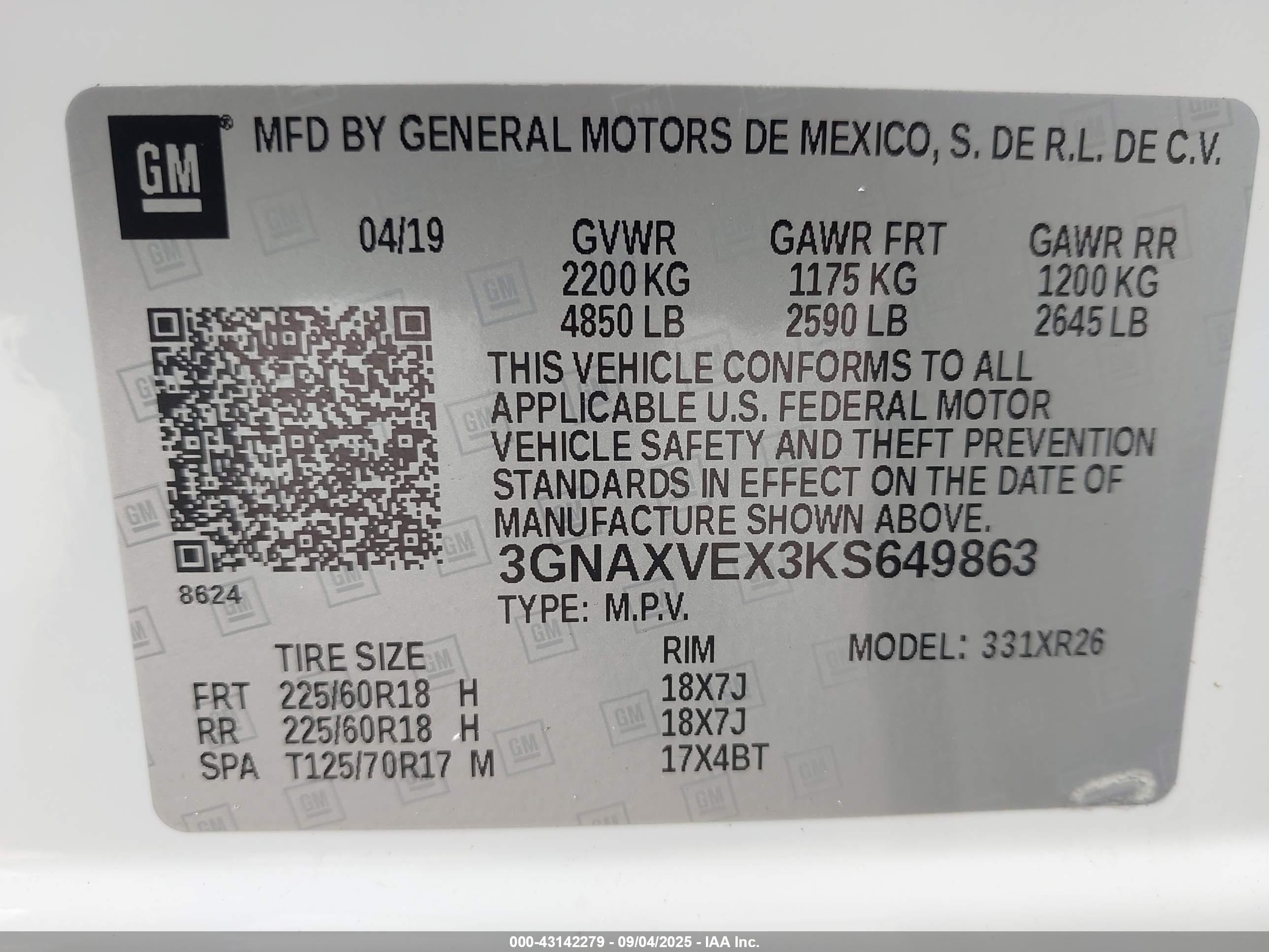 CHEVROLET EQUINOX image 9