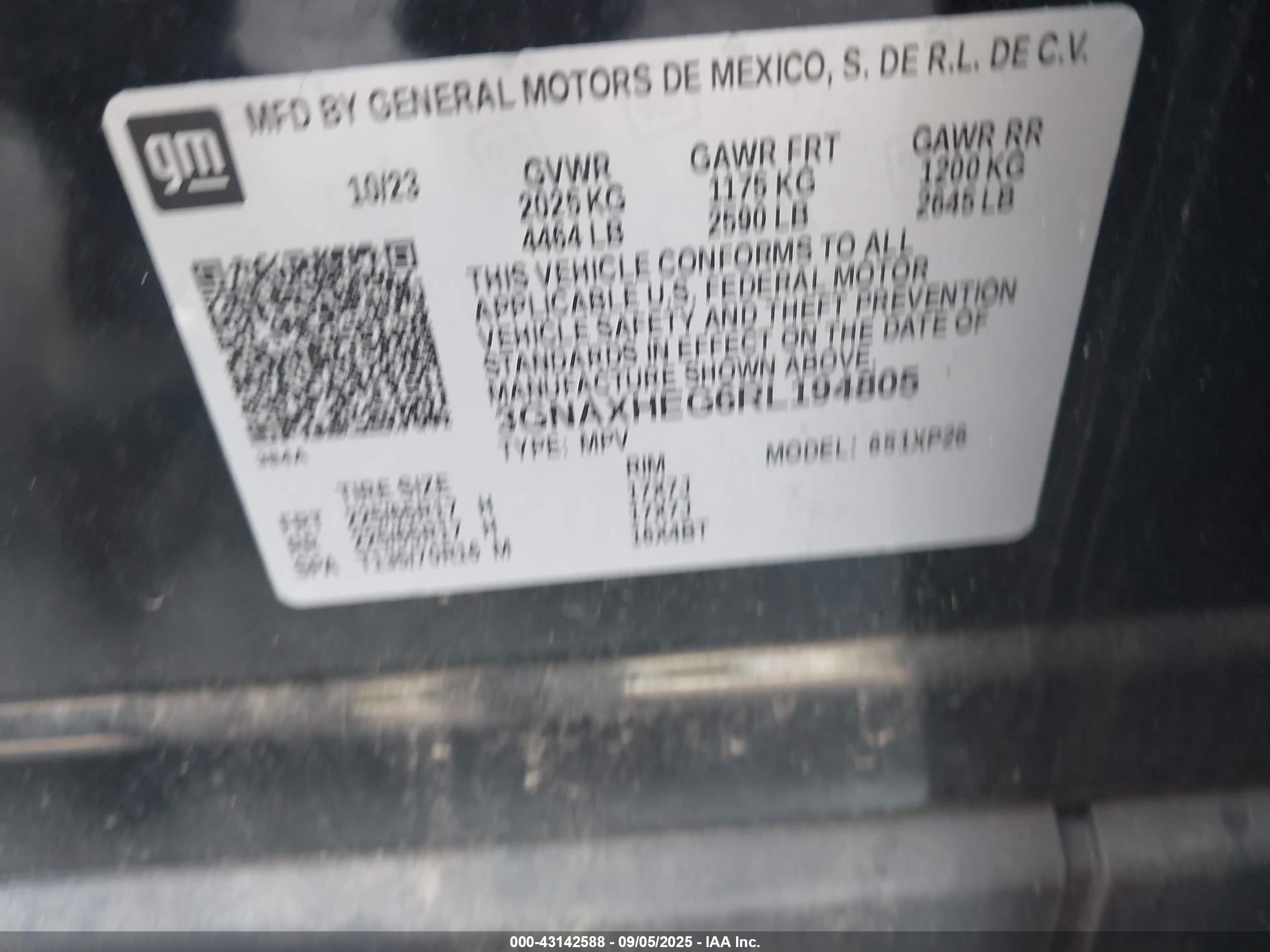 CHEVROLET EQUINOX image 9