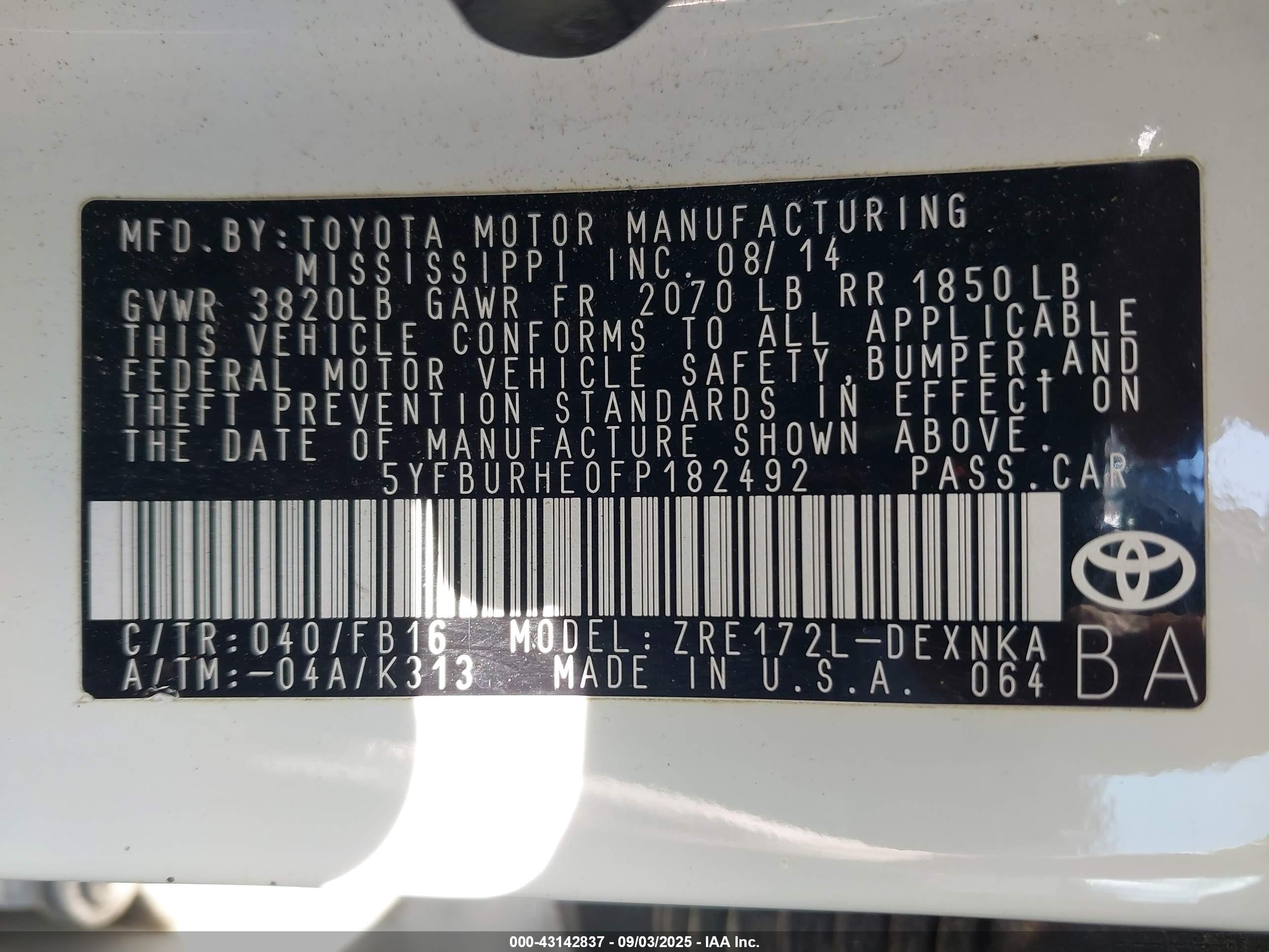 TOYOTA COROLLA image 9