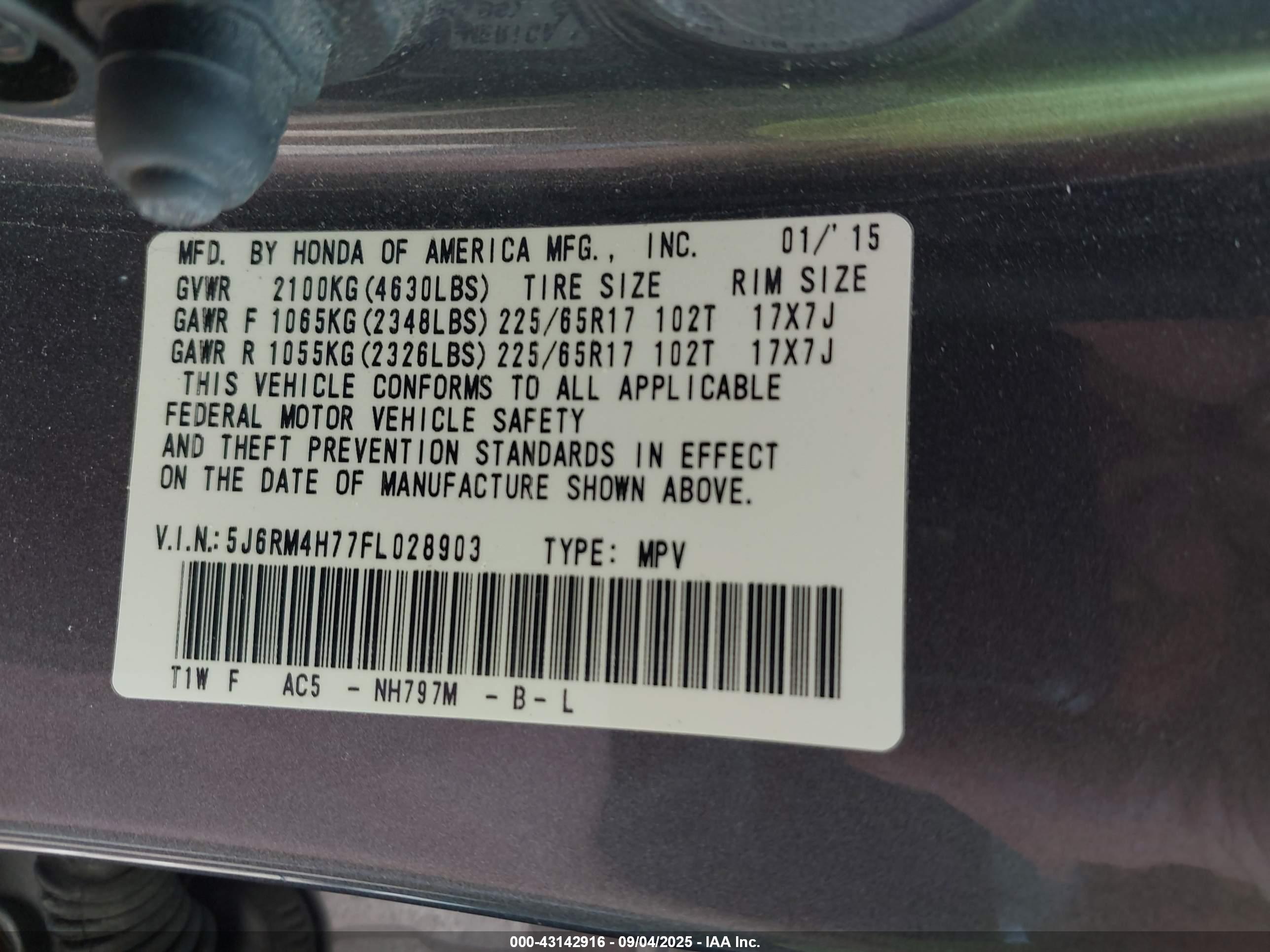 HONDA CR-V image 9