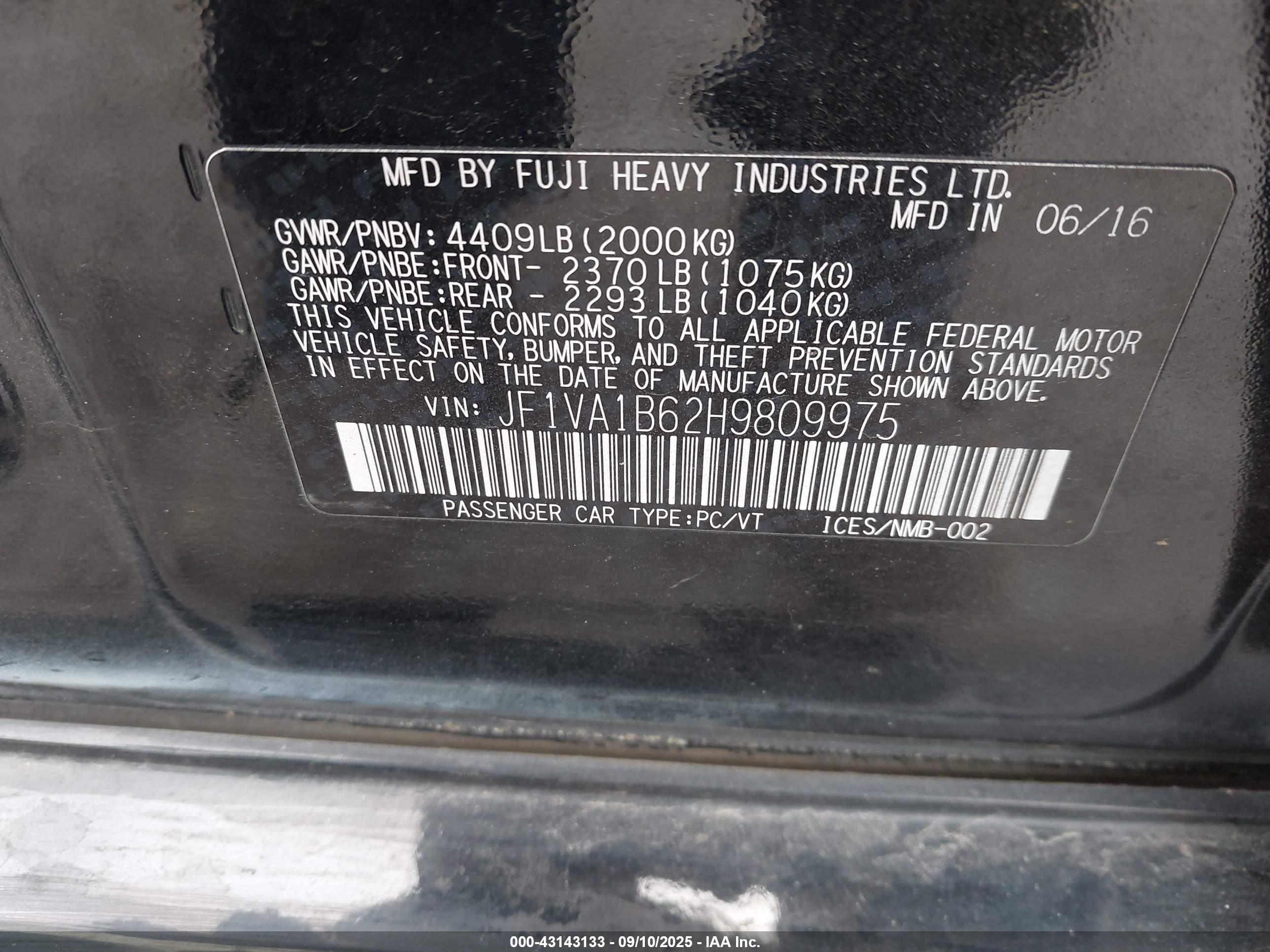 SUBARU WRX image 9